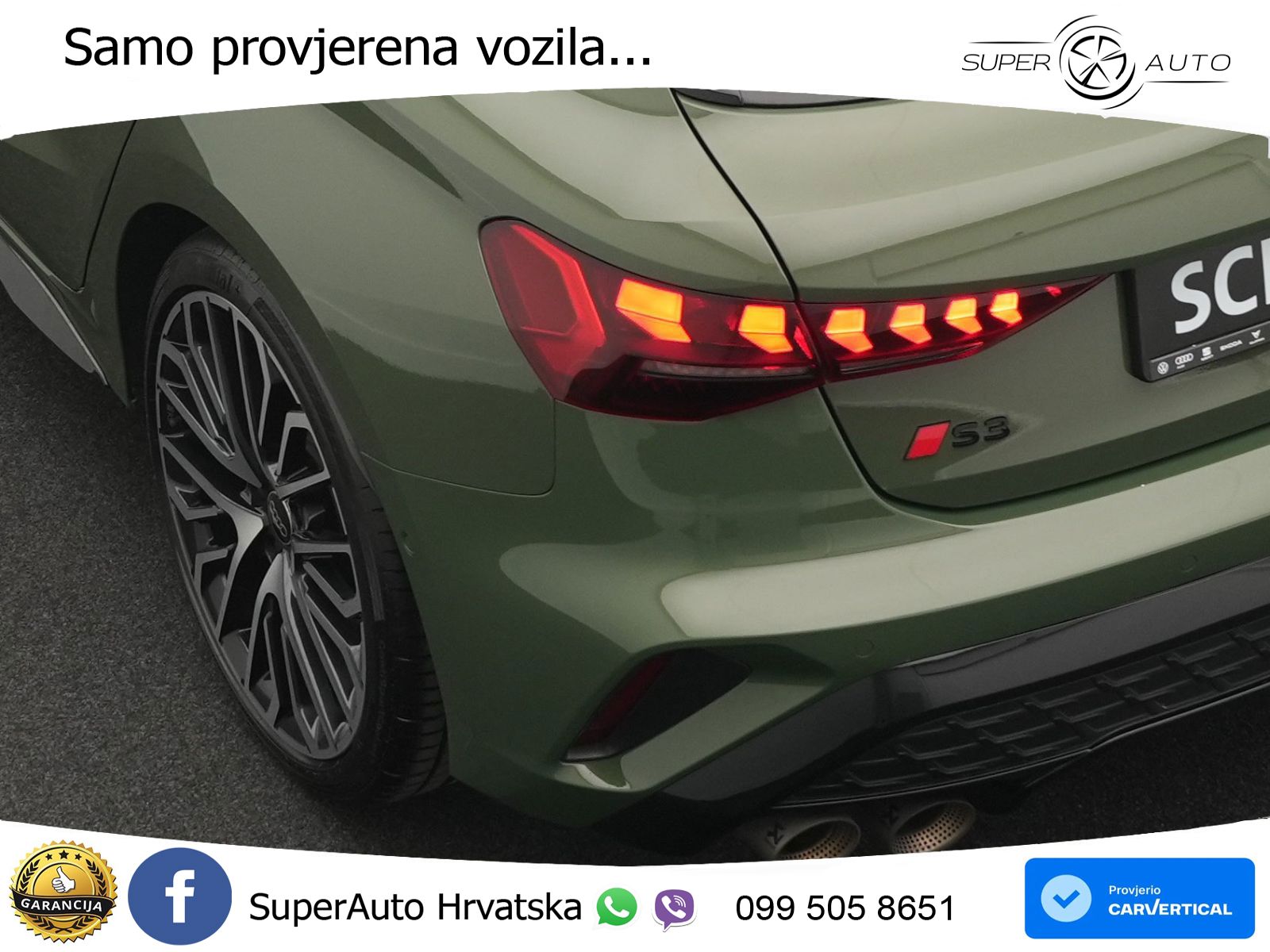 Audi S3 2.0 TFSI (333 KS) quattro S tronic MATRIX+GR SJED+KAM