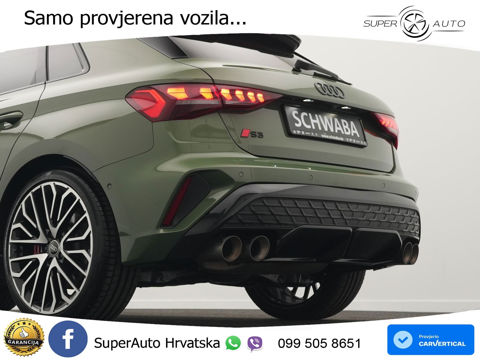 Audi S3 2.0 TFSI (333 KS) quattro S tronic MATRIX+GR SJED+KAM