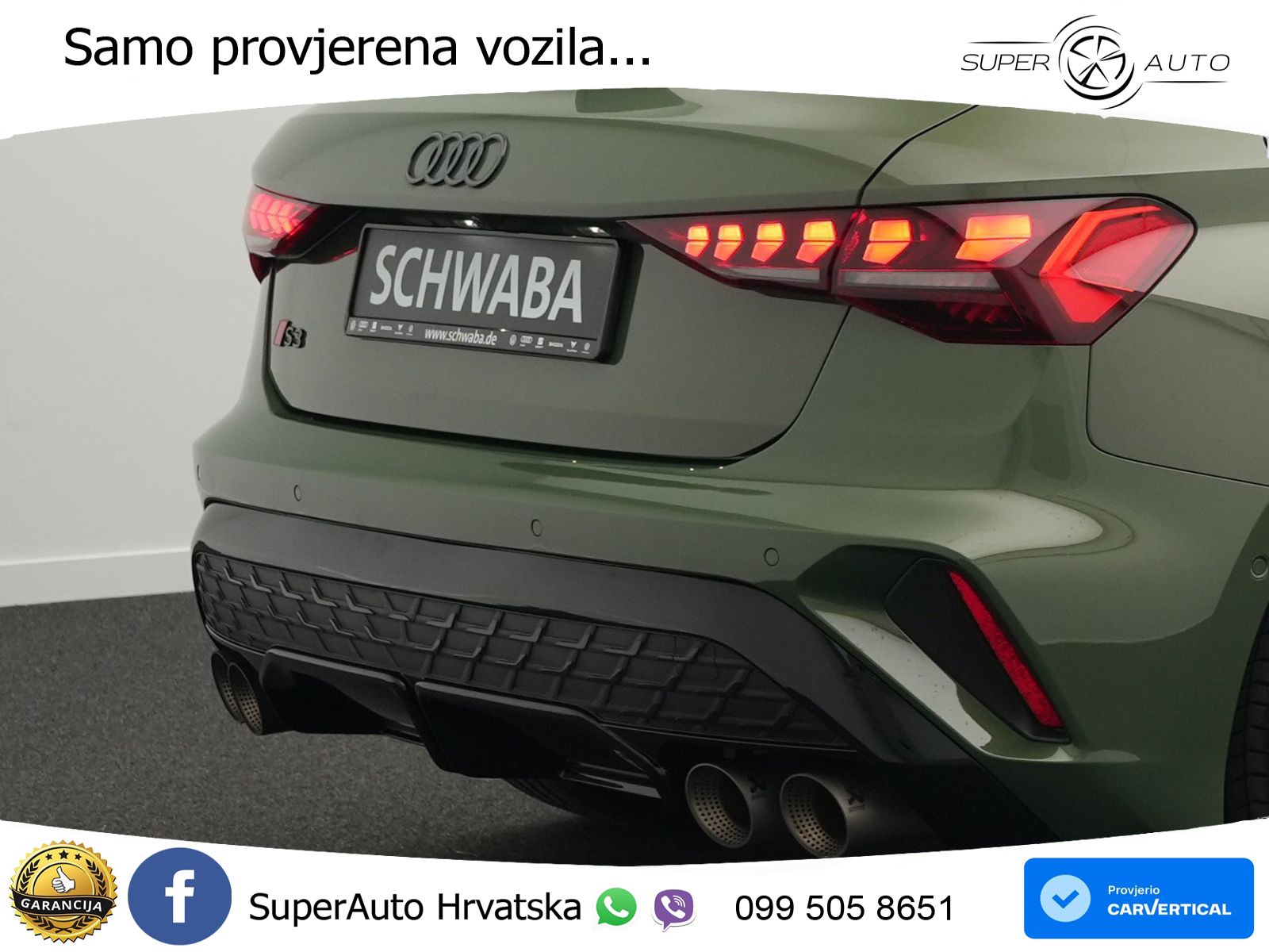 Audi S3 2.0 TFSI (333 KS) quattro S tronic MATRIX+GR SJED+KAM