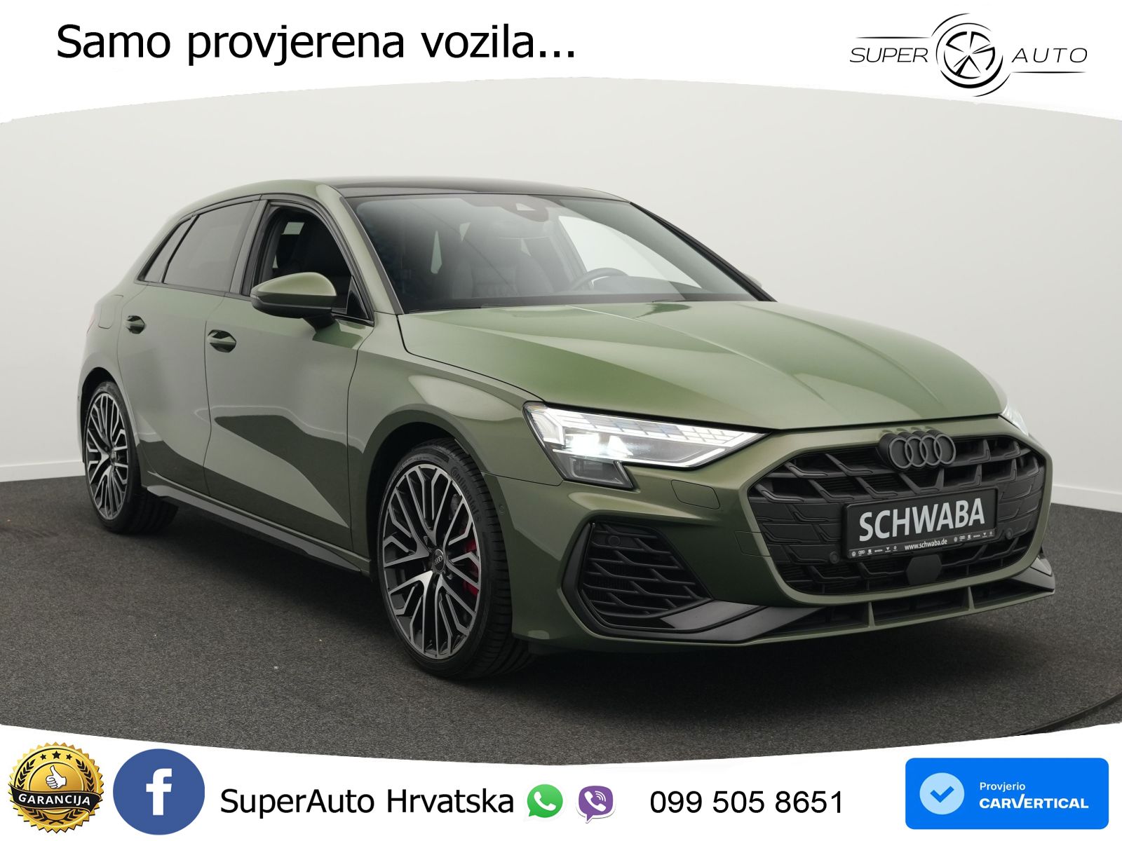 Audi S3 2.0 TFSI (333 KS) quattro S tronic MATRIX+GR SJED+KAM