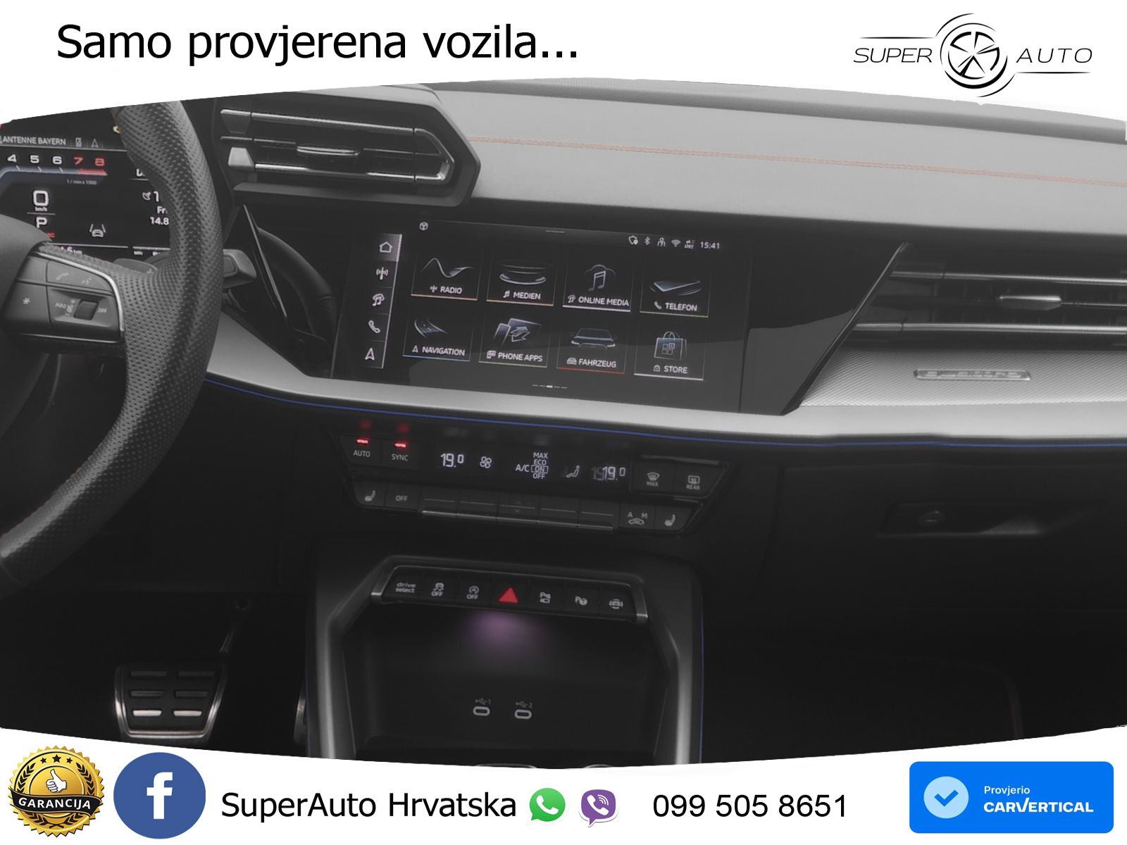 Audi S3 2.0 TFSI (333 KS) quattro S tronic MATRIX+GR SJED+KAM