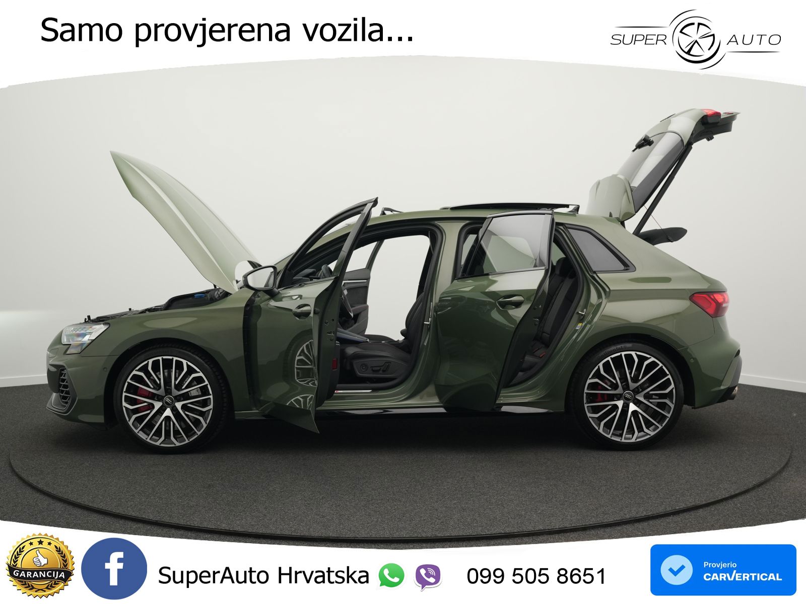 Audi S3 2.0 TFSI (333 KS) quattro S tronic MATRIX+GR SJED+KAM
