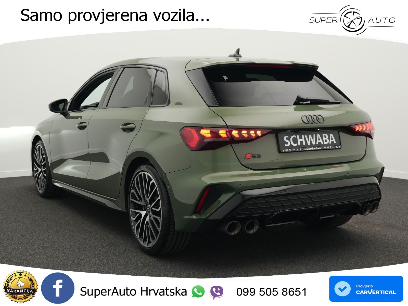 Audi S3 2.0 TFSI (333 KS) quattro S tronic MATRIX+GR SJED+KAM