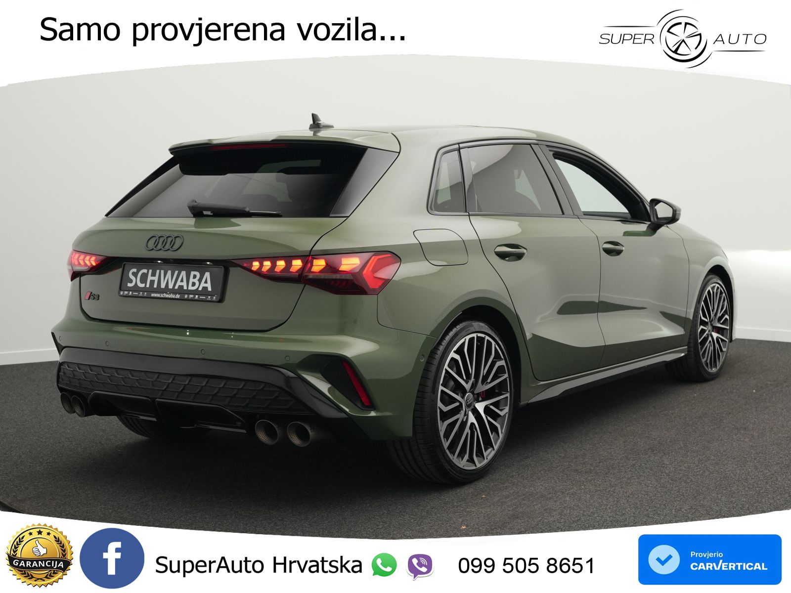 Audi S3 2.0 TFSI (333 KS) quattro S tronic MATRIX+GR SJED+KAM
