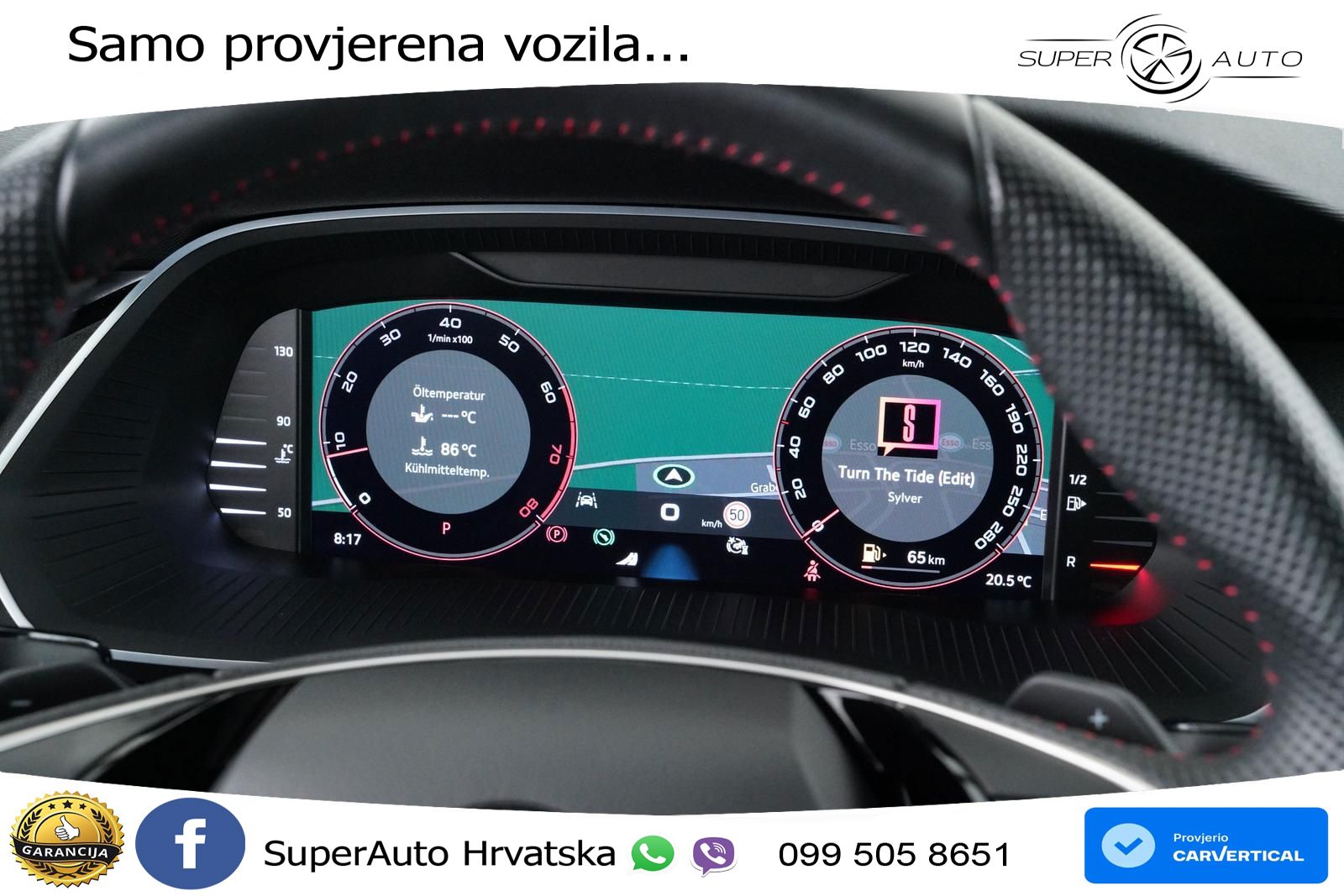 Škoda Octavia Combi RS 2.0 TSI (265 KS) DSG LED+GR SJED+ACC