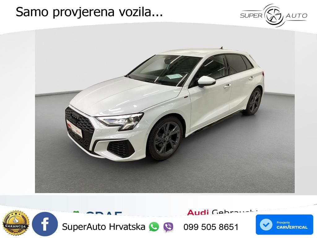 Audi A3 35 TDI (150 KS) S tronic S line LED+GR SJED+ACC