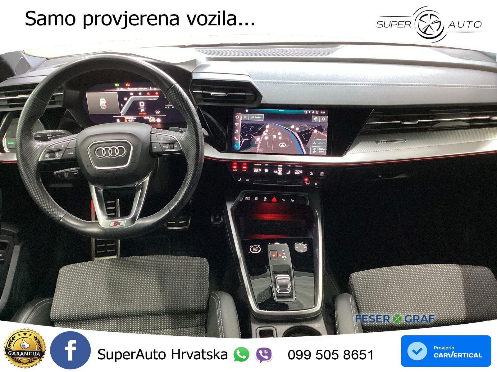 Audi A3 35 TDI (150 KS) S tronic S line LED+GR SJED+ACC