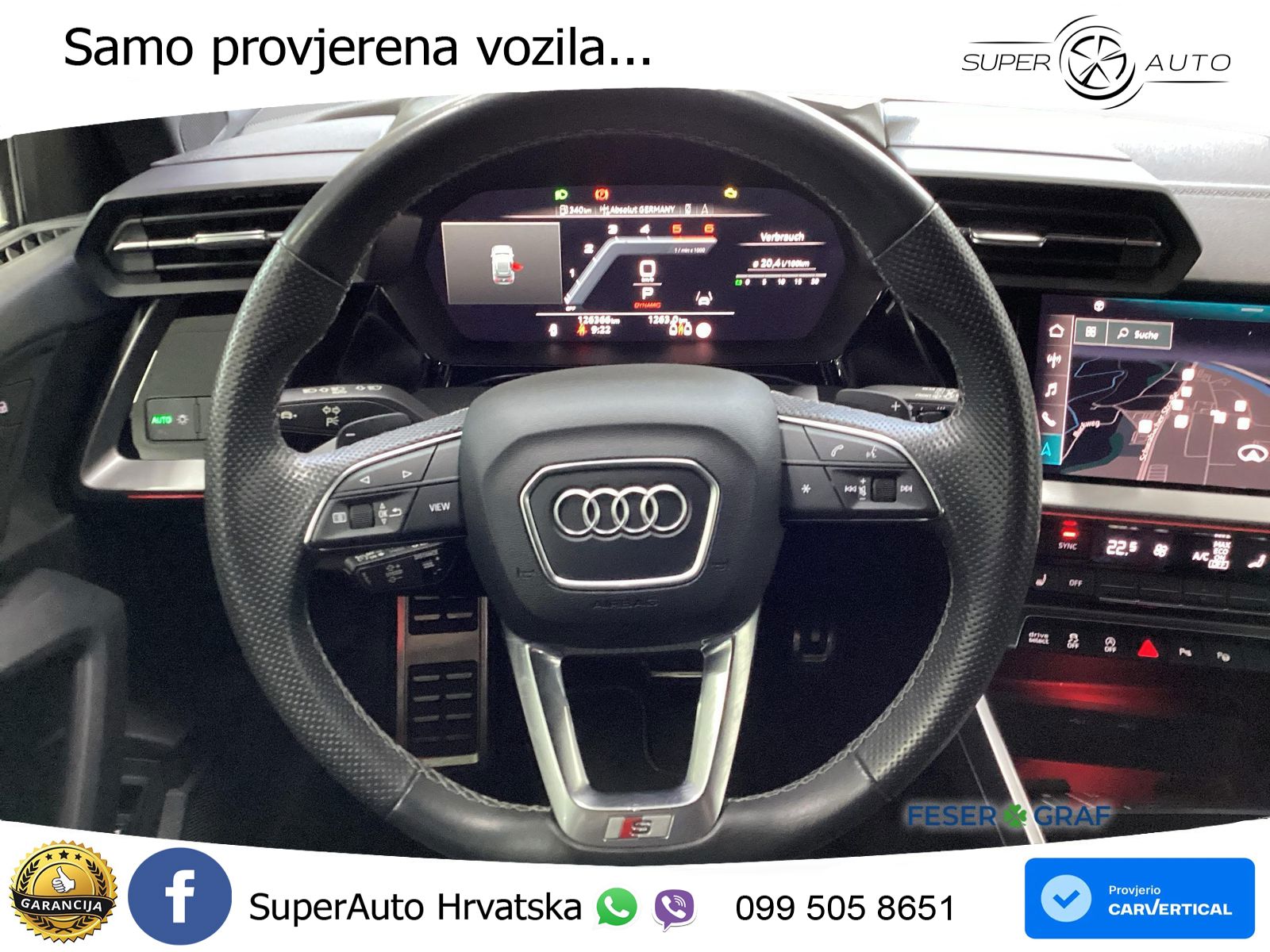 Audi A3 35 TDI (150 KS) S tronic S line LED+GR SJED+ACC