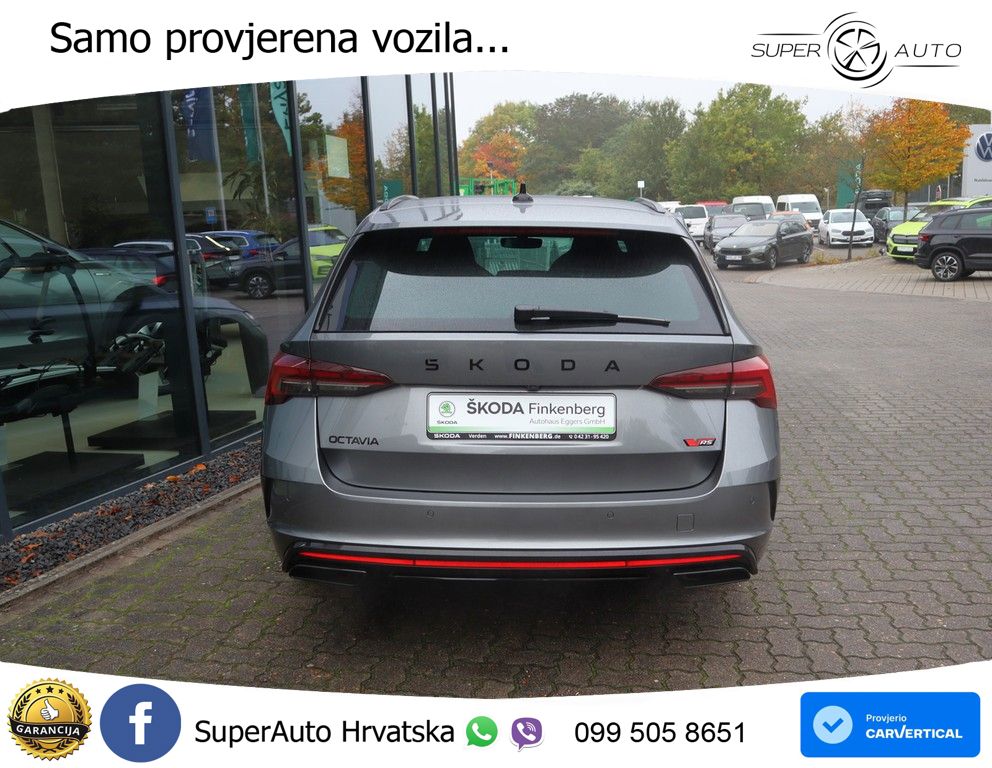Škoda Octavia Combi RS 2.0 TSI (265 KS) DSG MATRIX+GR SJED+KAM