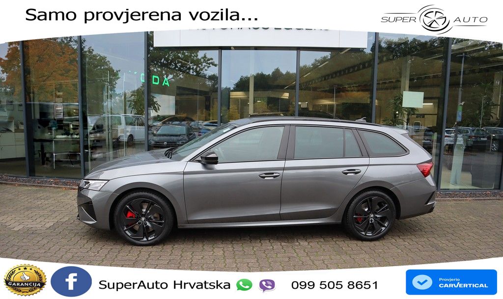 Škoda Octavia Combi RS 2.0 TSI (265 KS) DSG MATRIX+GR SJED+KAM
