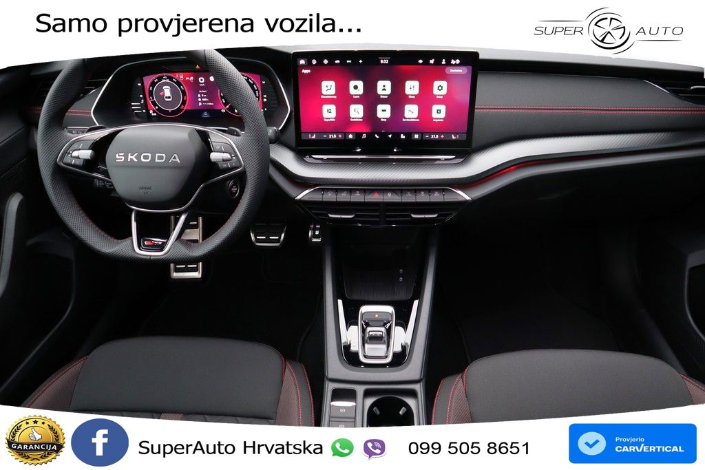Škoda Octavia Combi RS 2.0 TSI (265 KS) DSG MATRIX+GR SJED+KAM