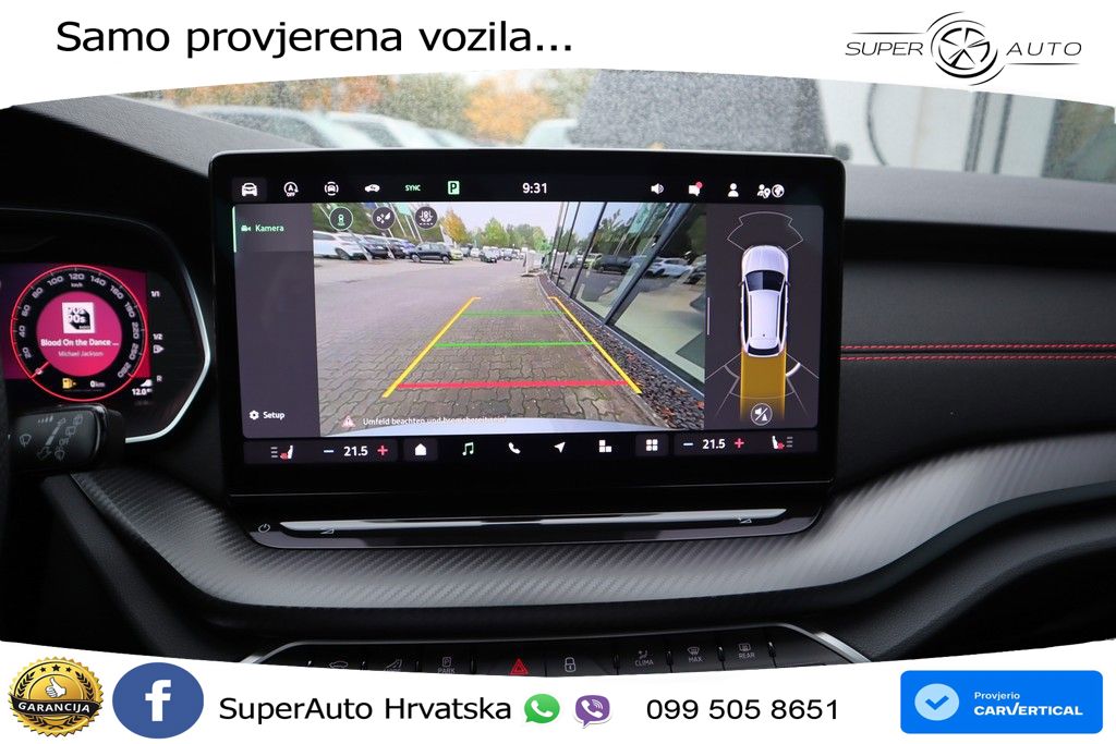 Škoda Octavia Combi RS 2.0 TSI (265 KS) DSG MATRIX+GR SJED+KAM