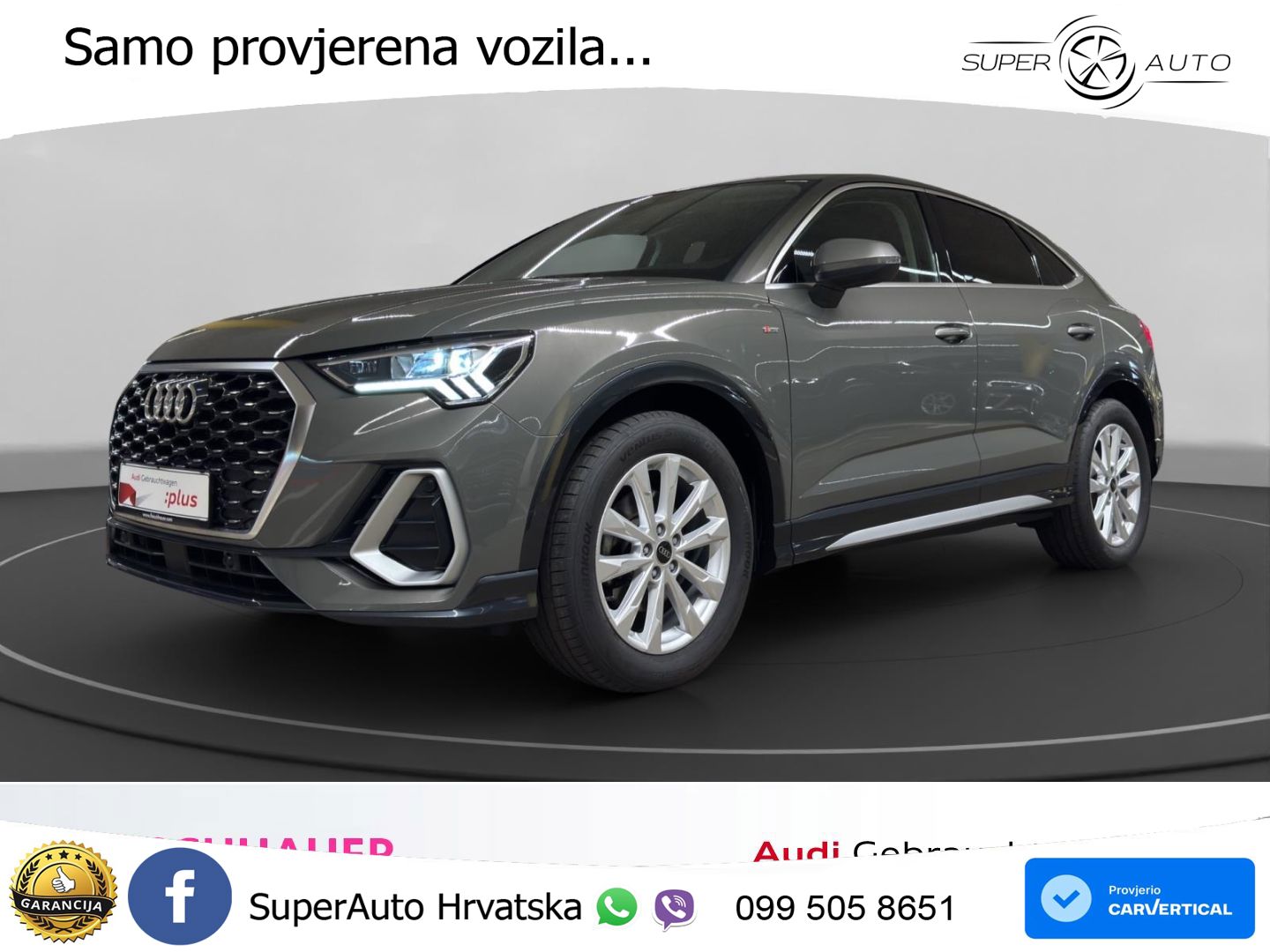 Audi Q3 II Sportback 35 TFSI (150 KS) S tronic S line LED+GR SJED+ACC