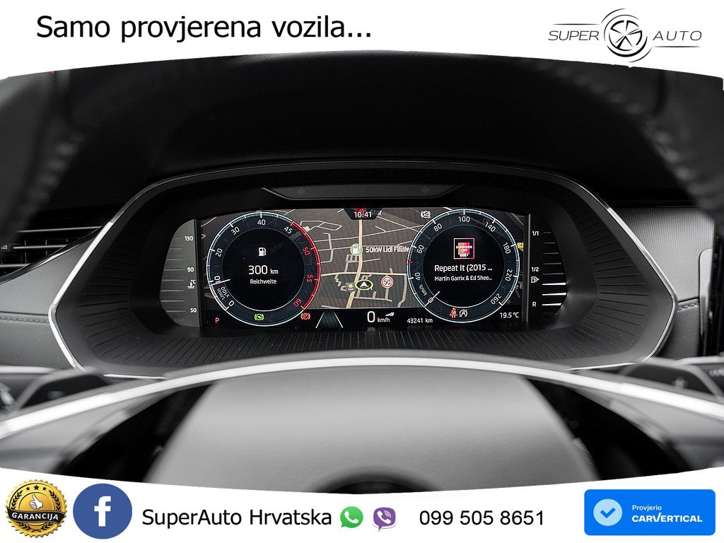 Škoda Octavia Combi 2.0 TDI (150 KS) DSG LED+GR SJED+ACC
