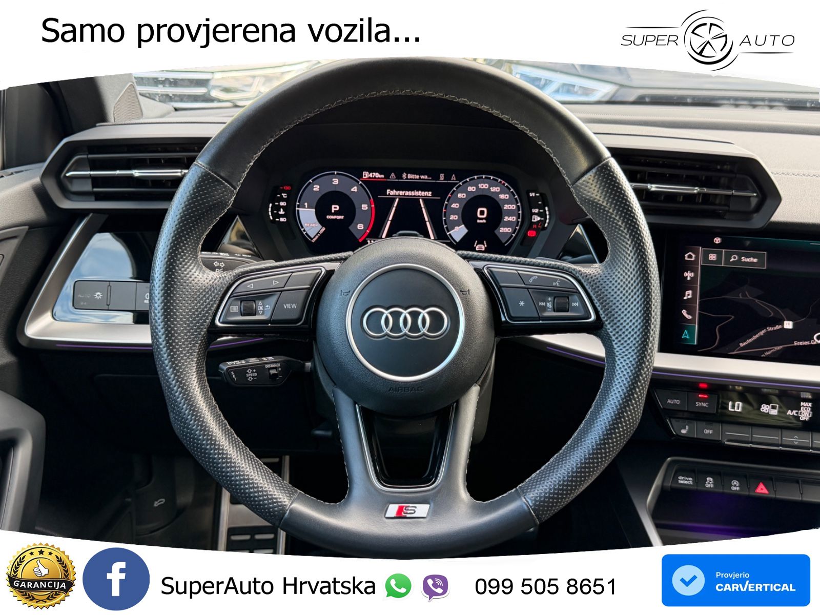 Audi A3 Limuzina 35 TDI (150 KS) S tronic S line LED+GR SJED+ACC