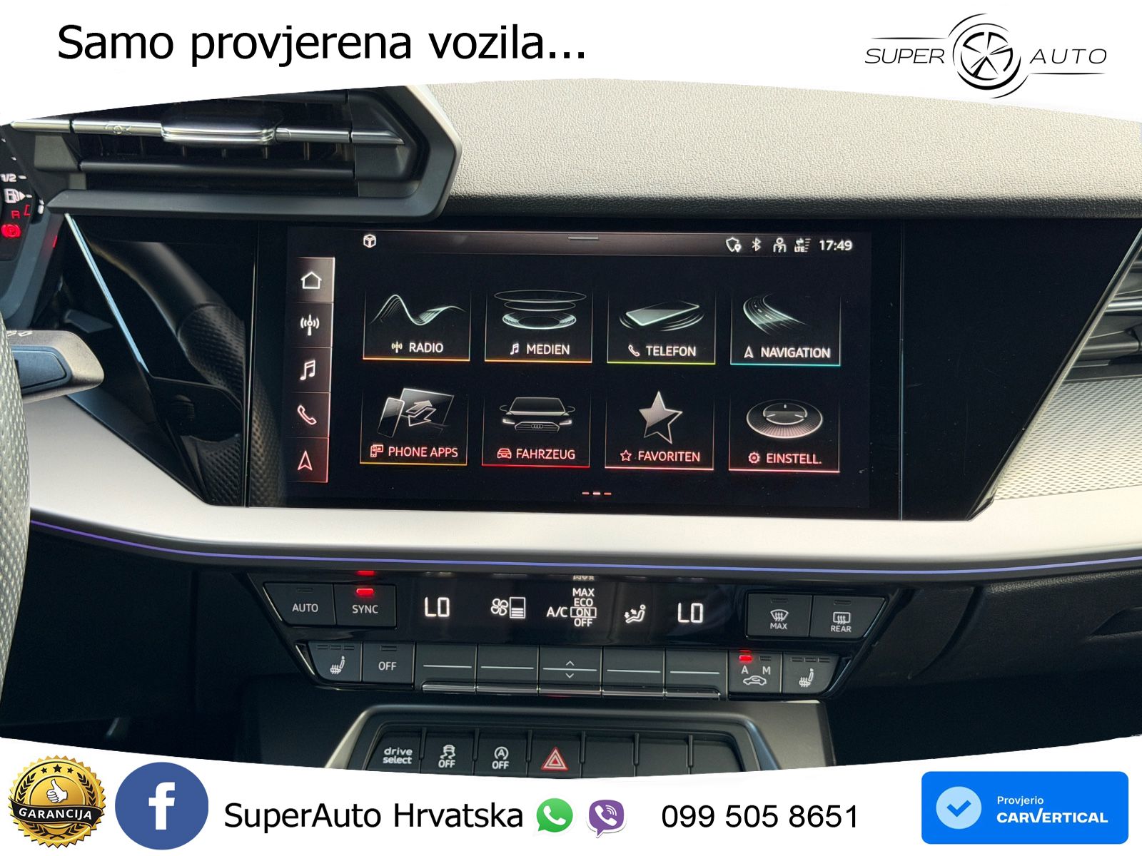 Audi A3 Limuzina 35 TDI (150 KS) S tronic S line LED+GR SJED+ACC