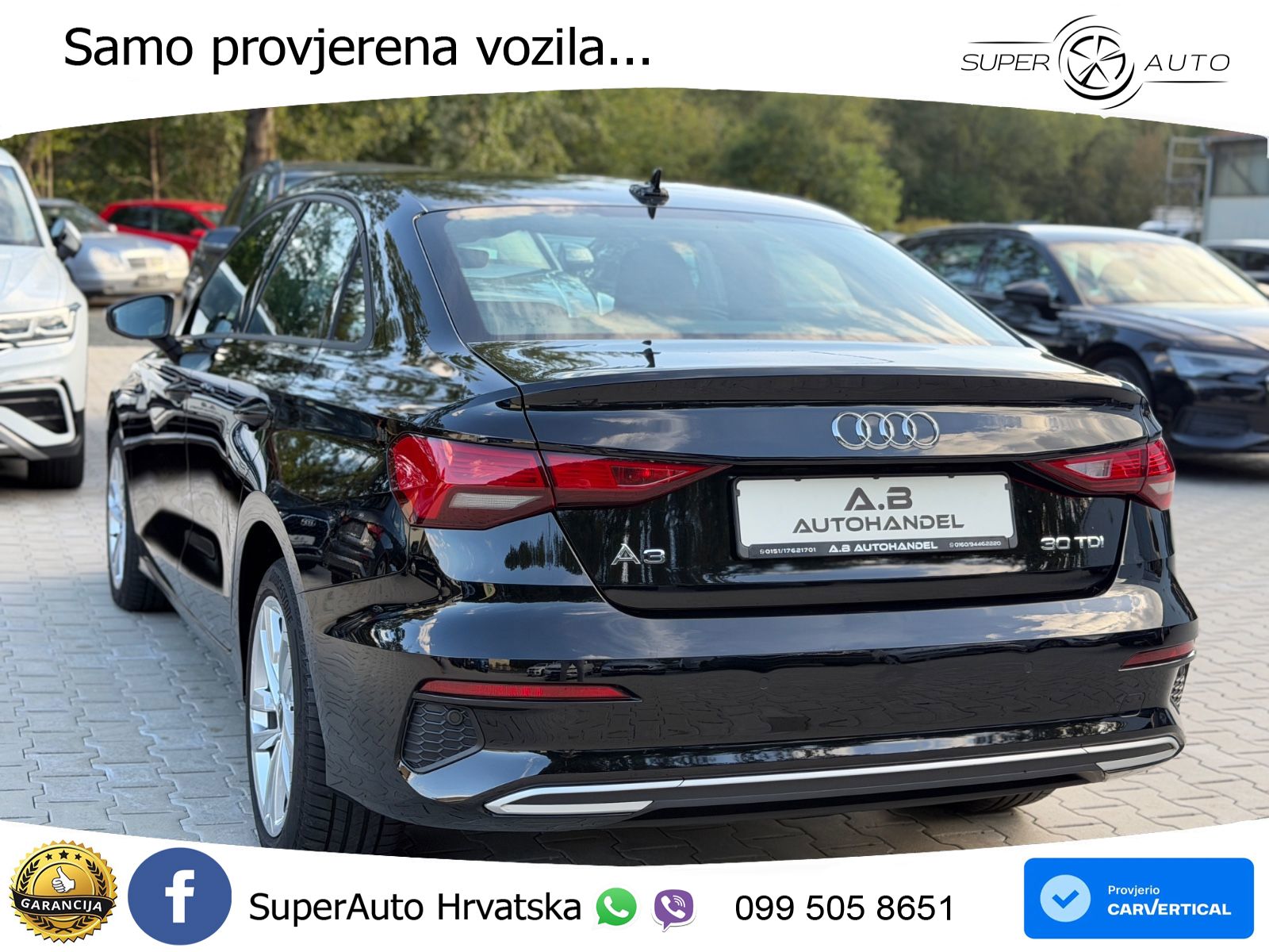 Audi A3 Limuzina 35 TDI (150 KS) S tronic S line LED+GR SJED+ACC