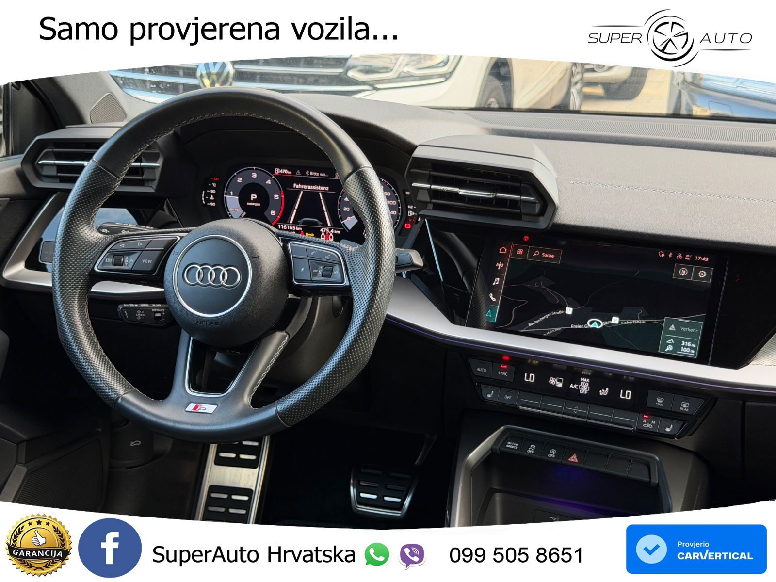 Audi A3 Limuzina 35 TDI (150 KS) S tronic S line LED+GR SJED+ACC