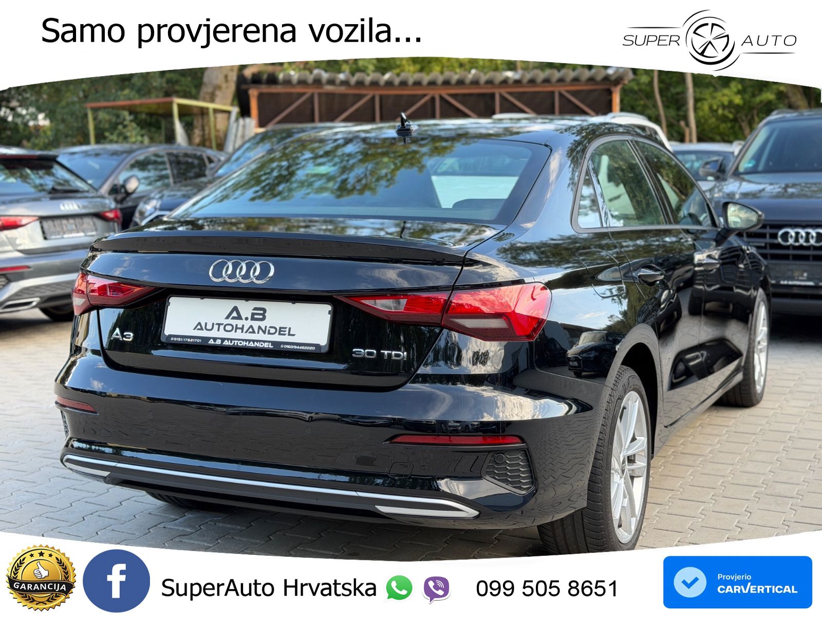 Audi A3 Limuzina 35 TDI (150 KS) S tronic S line LED+GR SJED+ACC