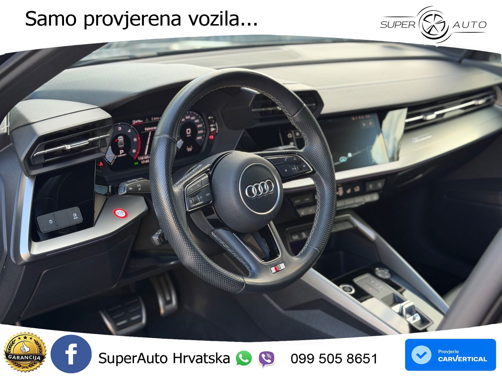 Audi A3 Limuzina 35 TDI (150 KS) S tronic S line LED+GR SJED+ACC