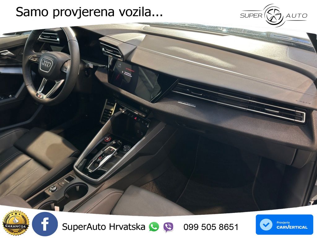 Audi S3 Limuzina 2.0 TFSI (333 KS) quattro S tronic MATRIX+GR SJED+KAM