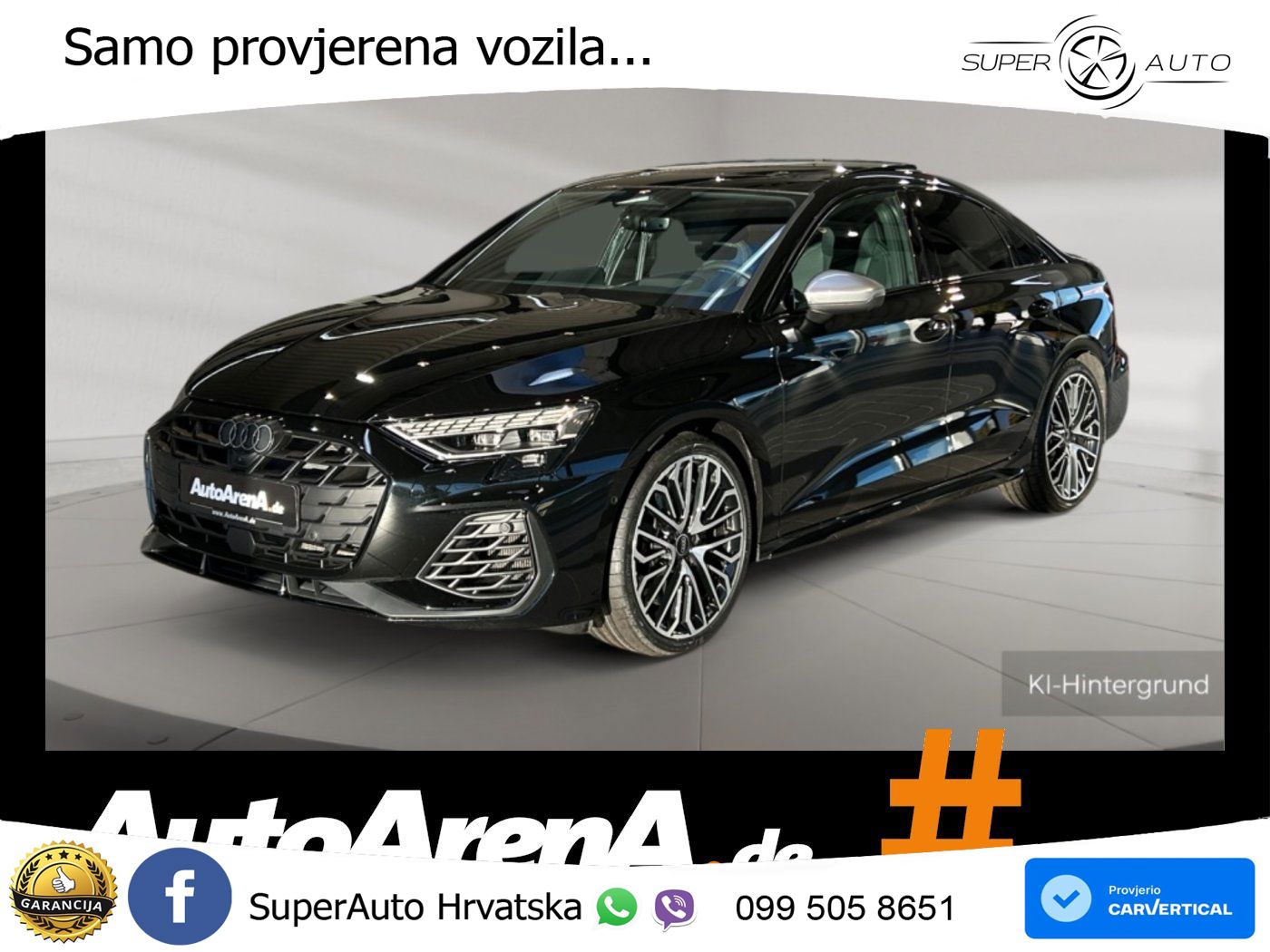 Audi S3 Limuzina 2.0 TFSI (333 KS) quattro S tronic MATRIX+GR SJED+KAM