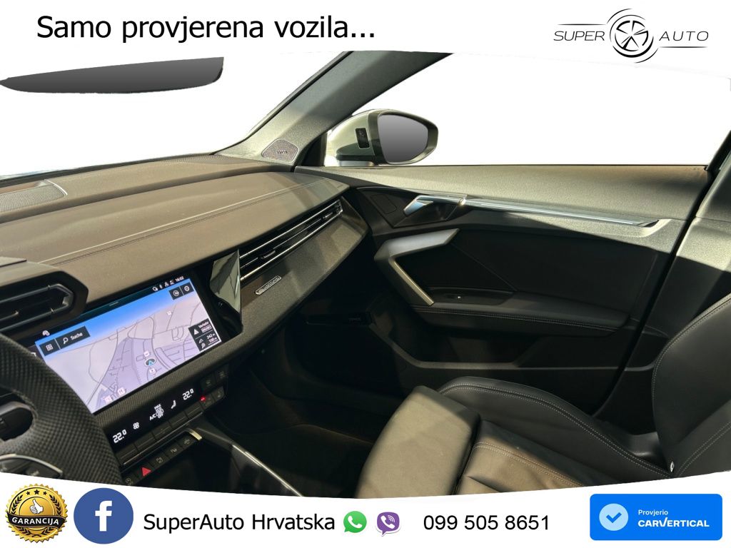 Audi S3 Limuzina 2.0 TFSI (333 KS) quattro S tronic MATRIX+GR SJED+KAM
