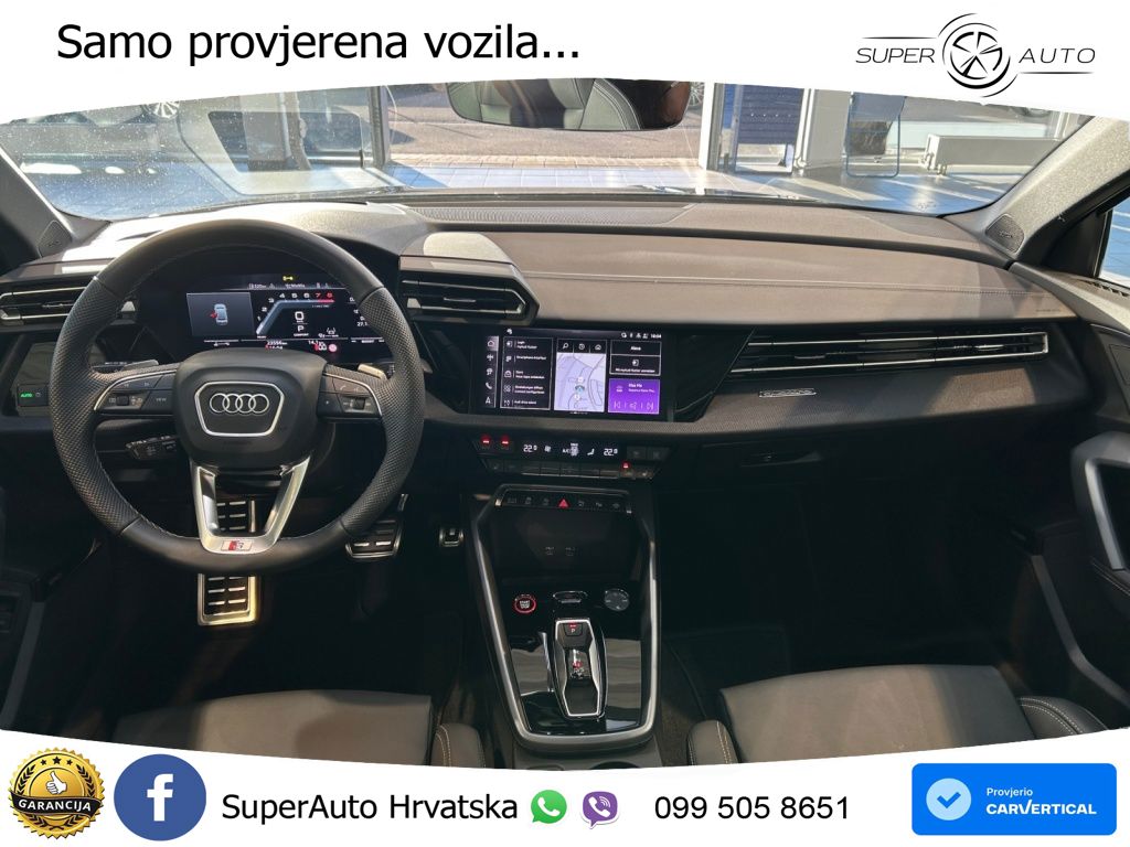 Audi S3 Limuzina 2.0 TFSI (333 KS) quattro S tronic MATRIX+GR SJED+KAM