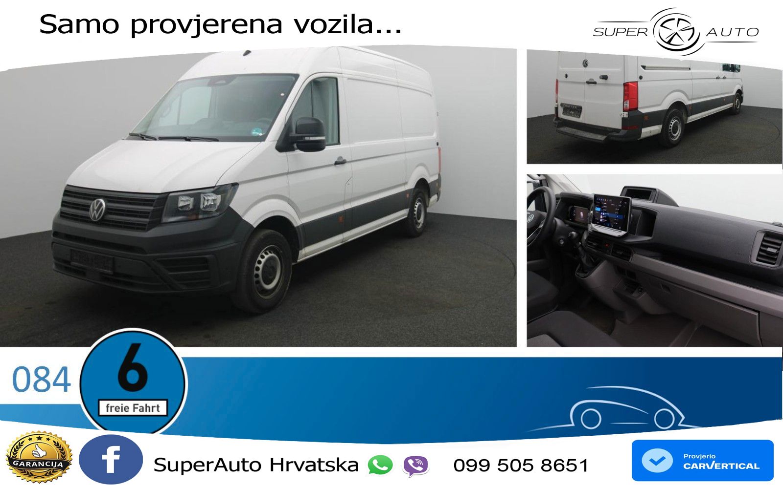 Volkswagen Crafter Kasten 35 MR Hochdach FWD Klimaanl. RFK 177 KS
