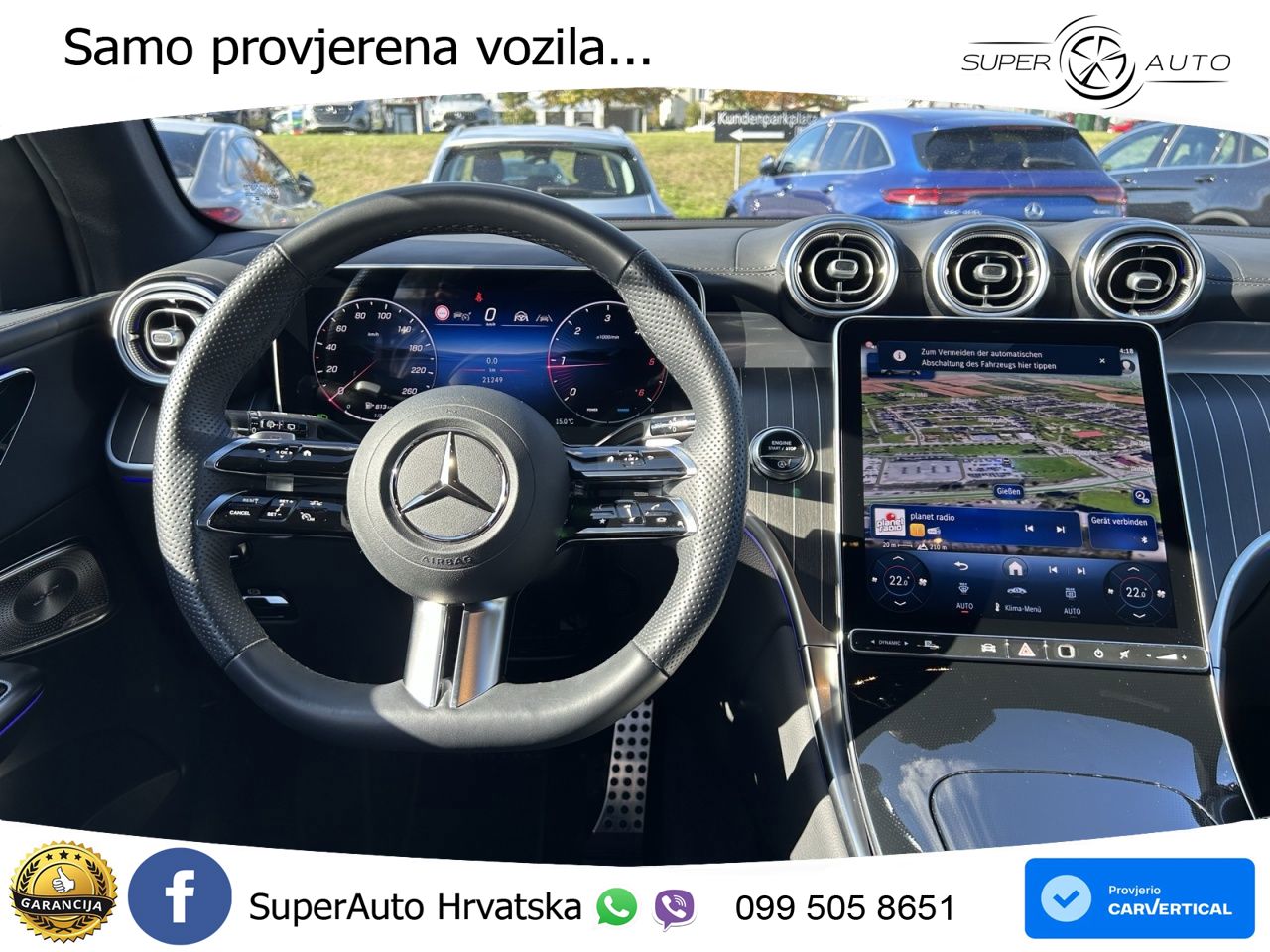 Mercedes GLC 220d (197 KS) 4MATIC 9G-TRONIC AMG ZRAČNI+ACC+GR SJED+360+PANO