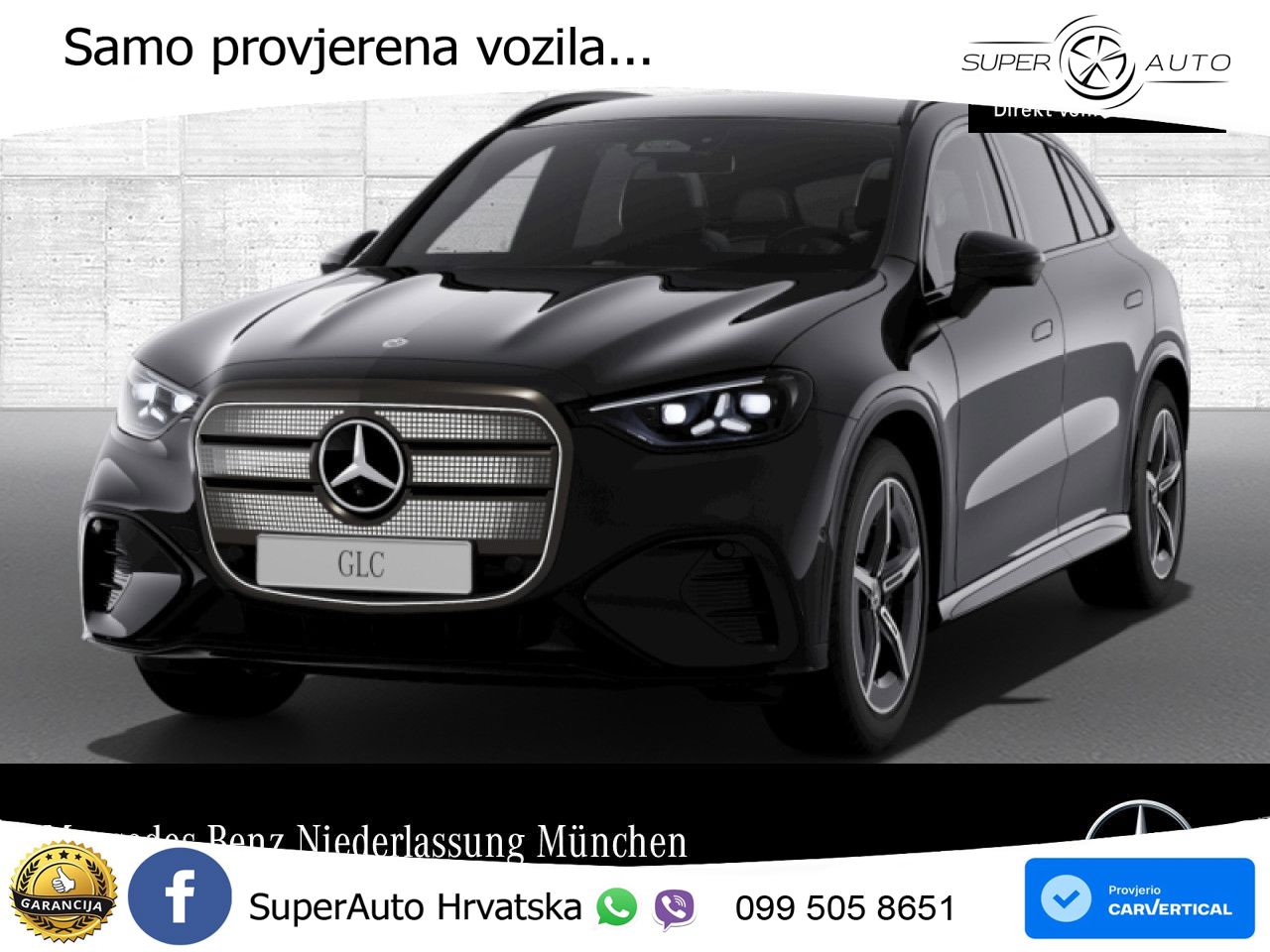Mercedes GLC 400 94 kWh (489 KS) 4MATIC EQ Technology AMG LED+GR SJED+ACC