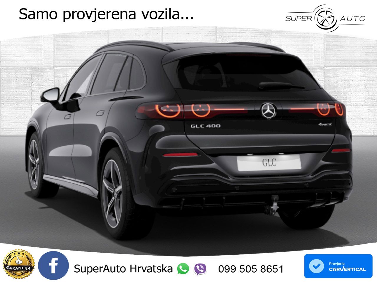 Mercedes GLC 400 94 kWh (489 KS) 4MATIC EQ Technology AMG LED+GR SJED+ACC