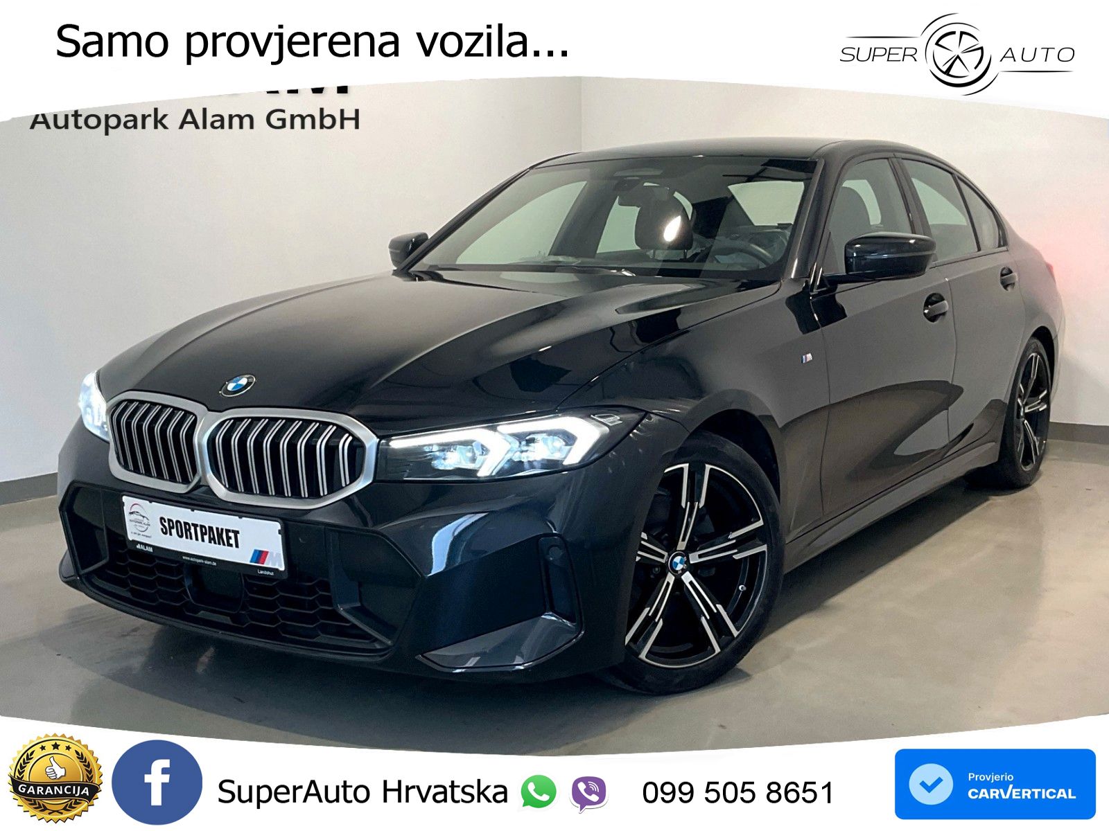 BMW 320d (190 KS) xDrive Steptronic M Sport LED+GR SJED+ACC