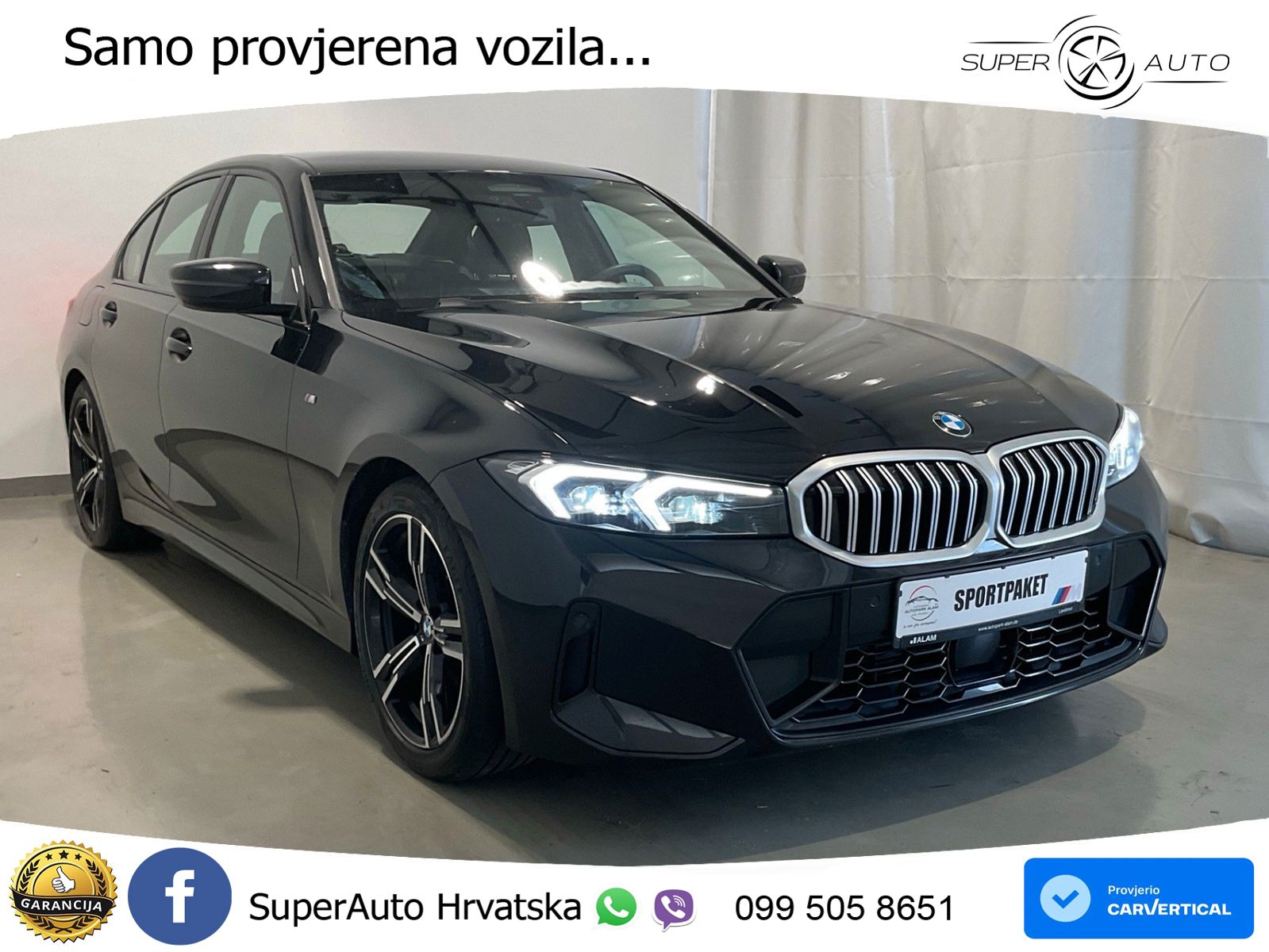 BMW 320d (190 KS) xDrive Steptronic M Sport LED+GR SJED+ACC