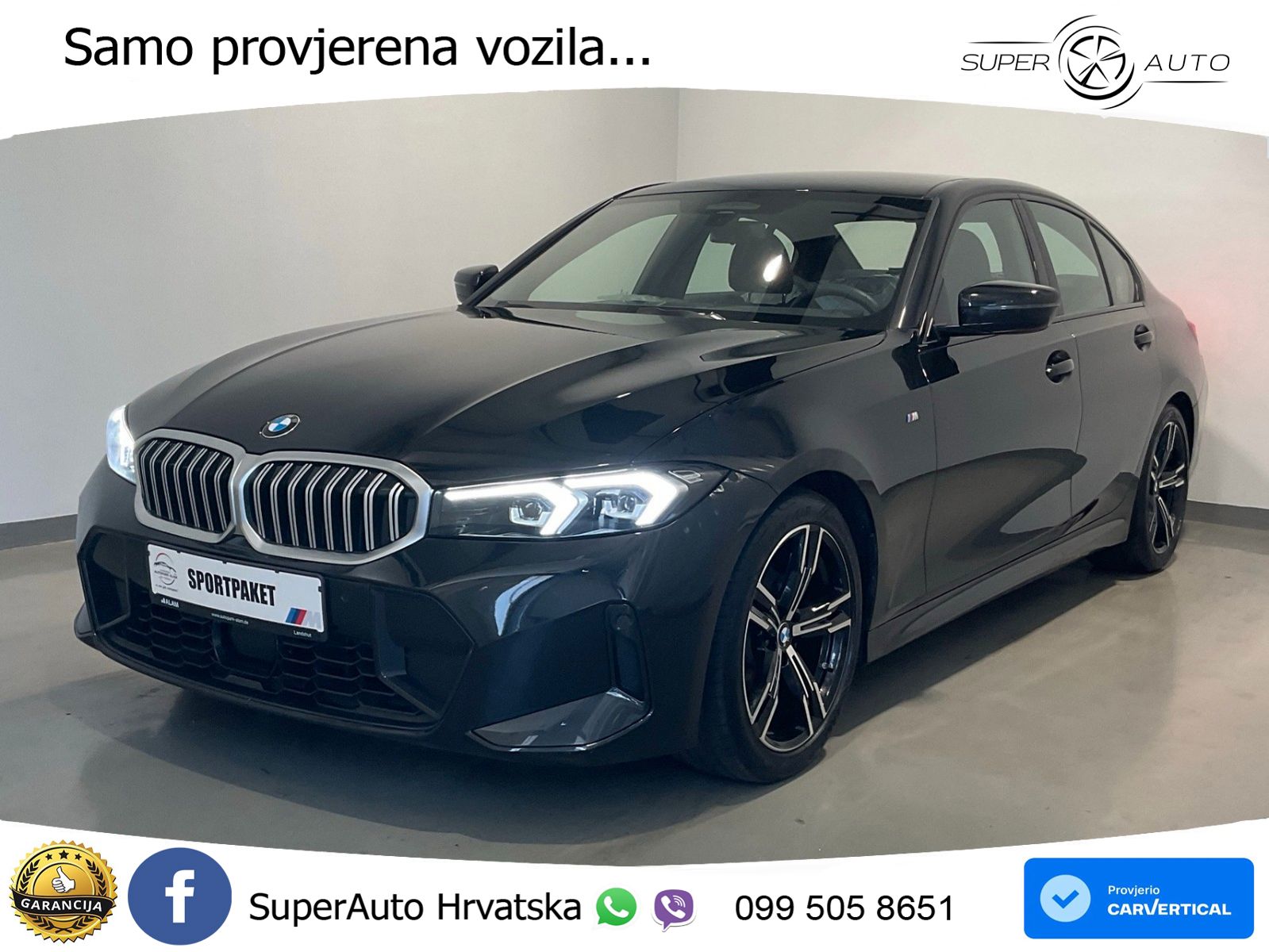 BMW 320d (190 KS) xDrive Steptronic M Sport LED+GR SJED+ACC