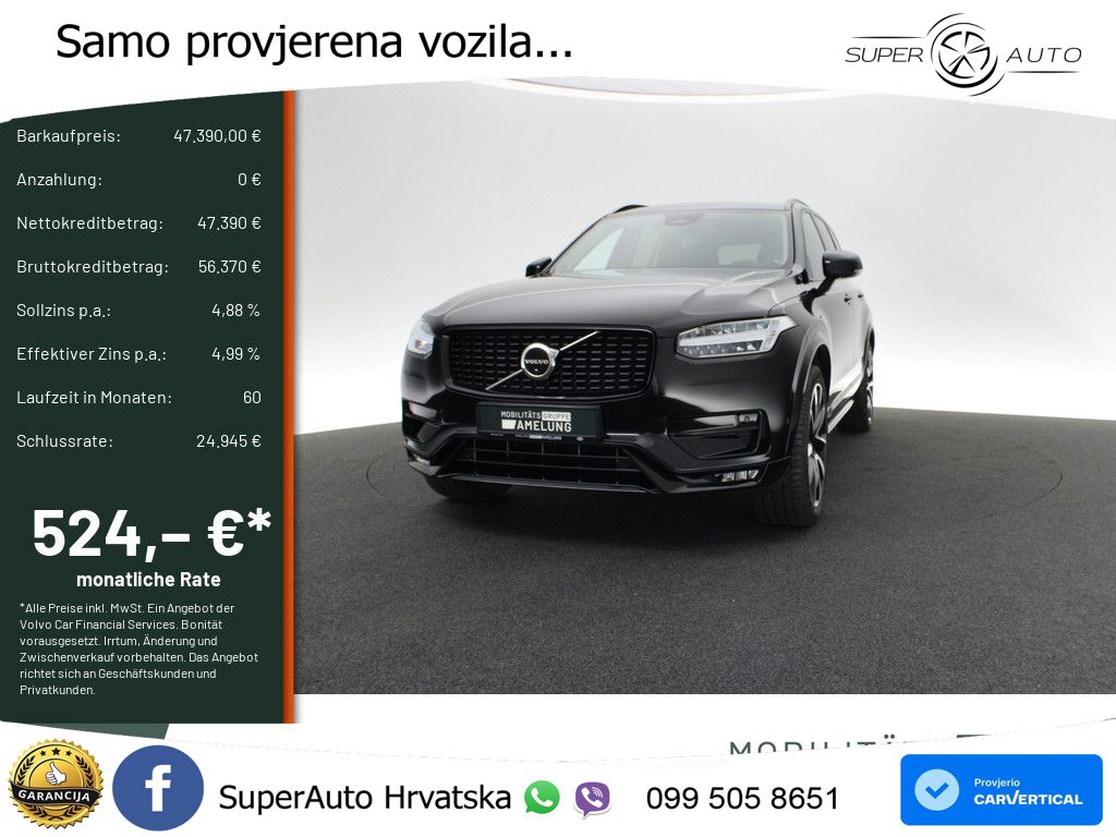 Volvo XC90 2.0 B5 Diesel AWD Automatic LED+GR SJED+ACC