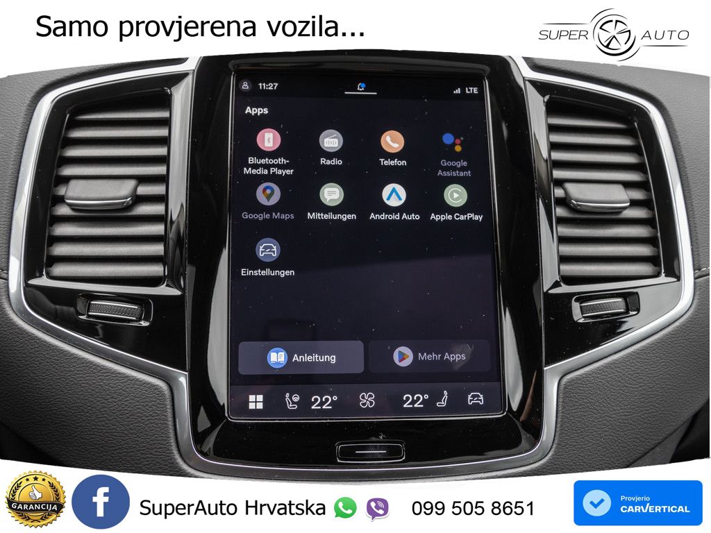 Volvo XC90 2.0 B5 Diesel AWD Automatic LED+GR SJED+ACC