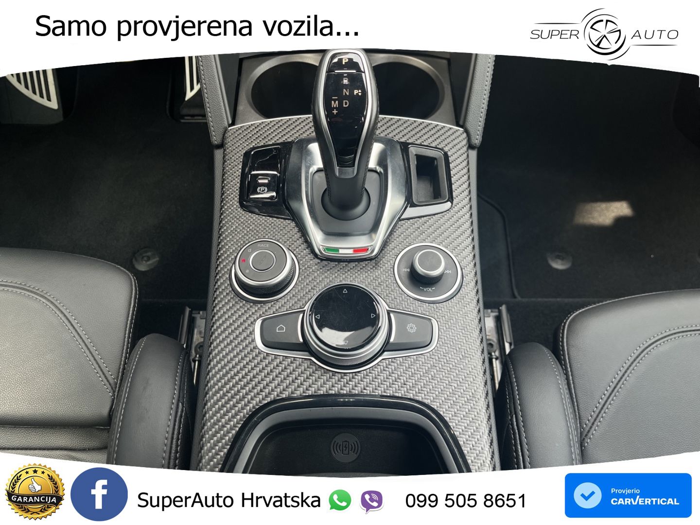 Alfa Romeo Stelvio Quadrifoglio 2.9 V6 Bi-Turbo (520 KS) Q4 Automatic LED+GR SJED+ACC