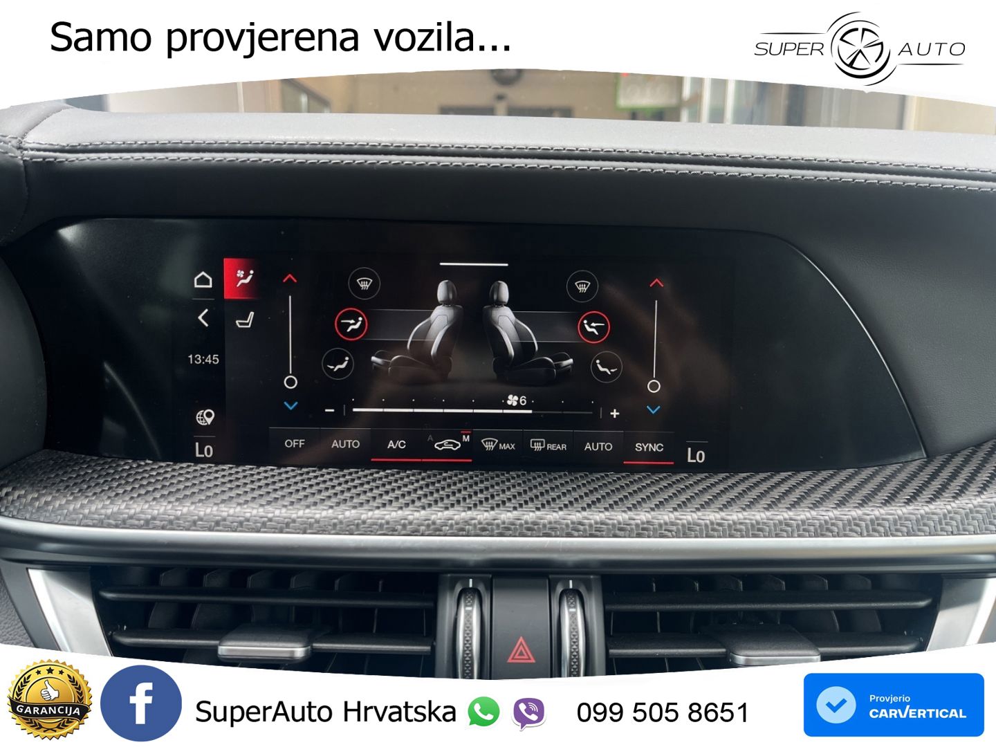 Alfa Romeo Stelvio Quadrifoglio 2.9 V6 Bi-Turbo (520 KS) Q4 Automatic LED+GR SJED+ACC
