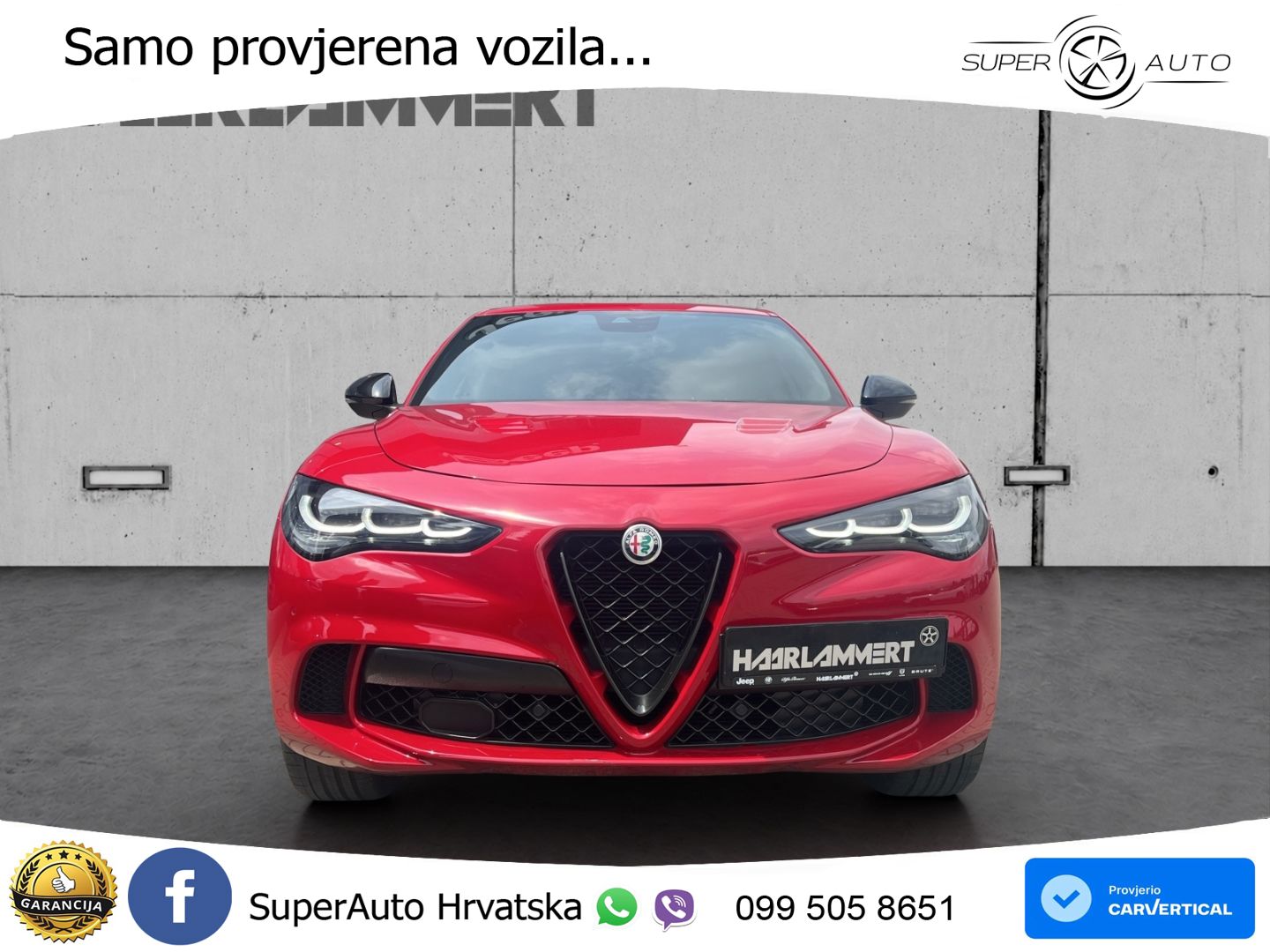 Alfa Romeo Stelvio Quadrifoglio 2.9 V6 Bi-Turbo (520 KS) Q4 Automatic LED+GR SJED+ACC