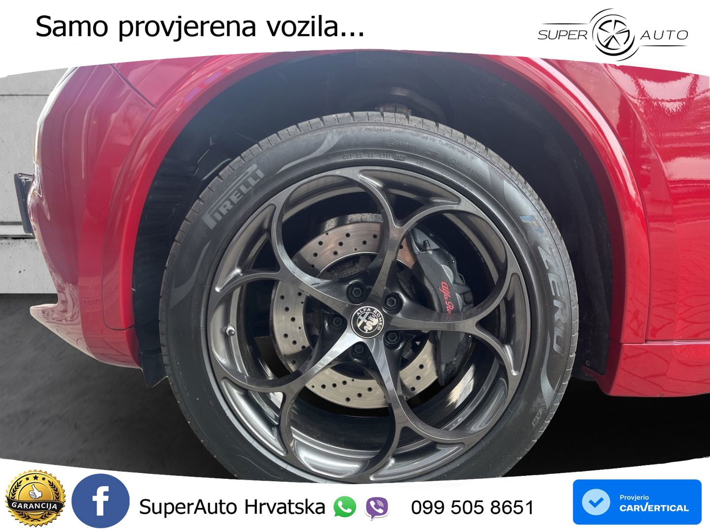 Alfa Romeo Stelvio Quadrifoglio 2.9 V6 Bi-Turbo (520 KS) Q4 Automatic LED+GR SJED+ACC