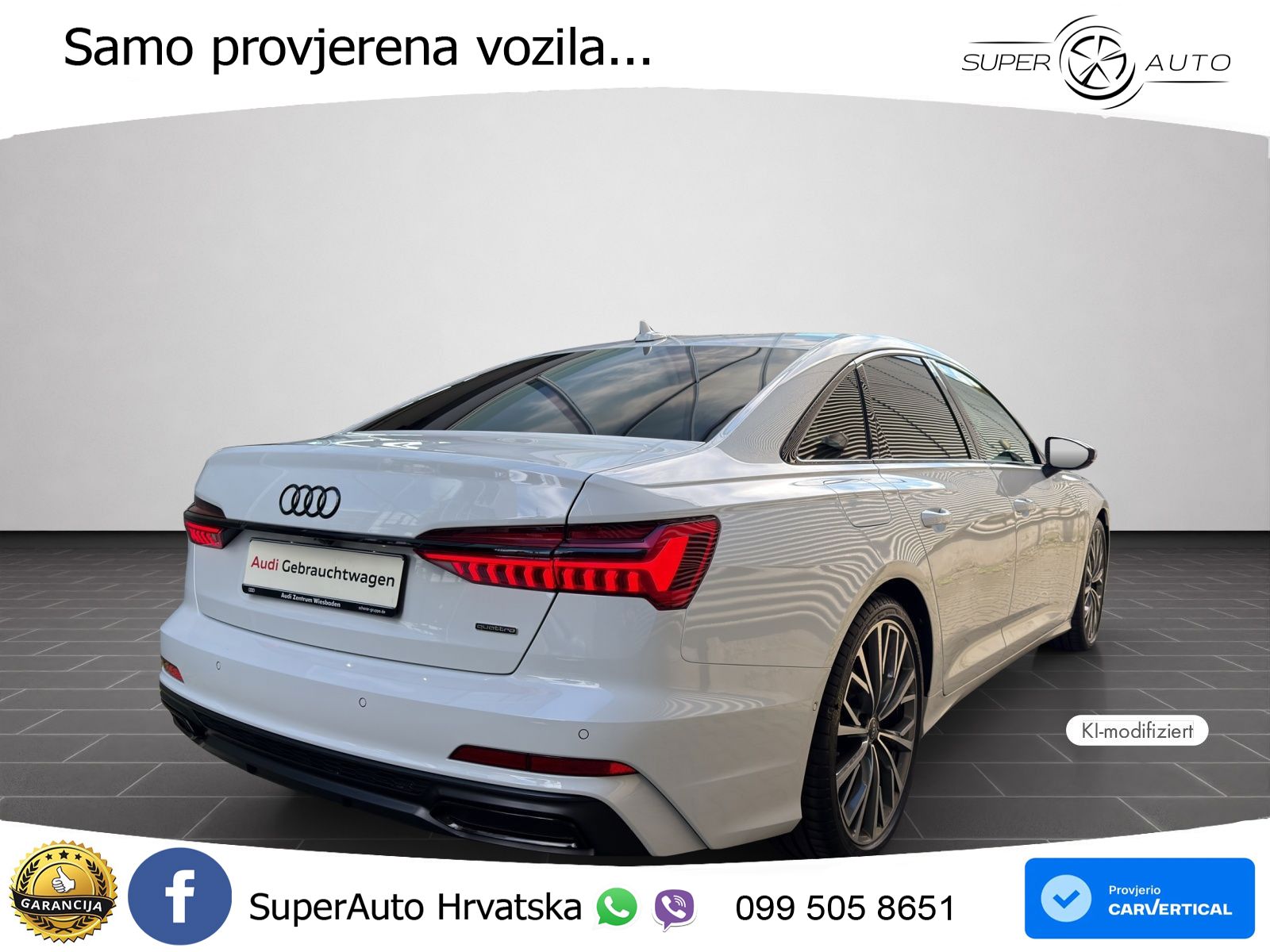 Audi A6 45 TDI V6 (245 KS) quattro ultra S tronic ZRAČNI+ACC+GR SJED+KAM+PANO