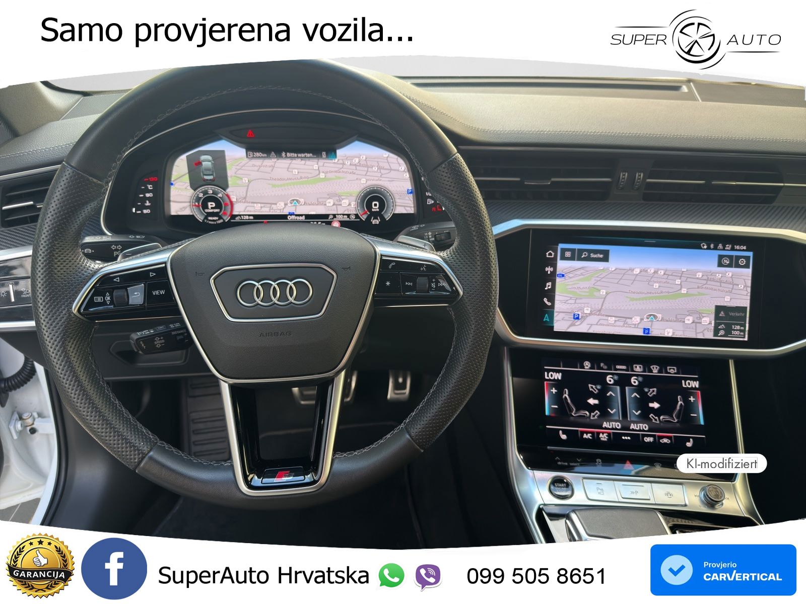 Audi A6 45 TDI V6 (245 KS) quattro ultra S tronic ZRAČNI+ACC+GR SJED+KAM+PANO