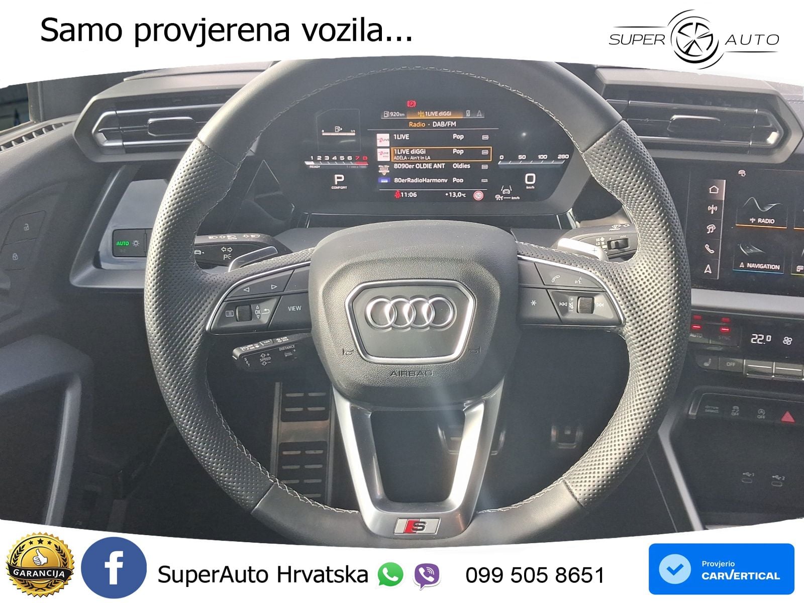 Audi A3 Limuzina 35 TFSI (150 KS) S tronic S line LED+GR SJED+ACC