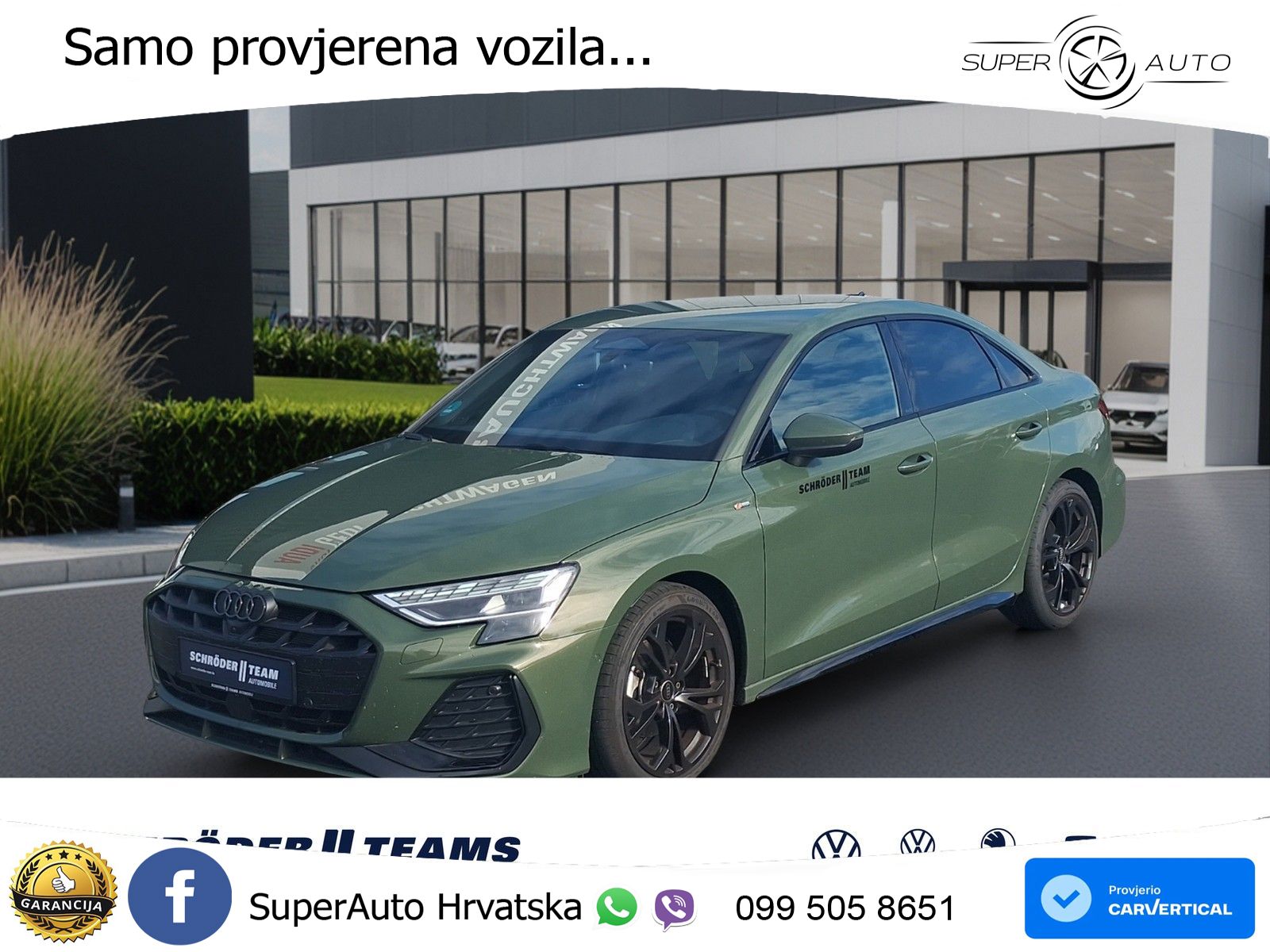 Audi A3 Limuzina 35 TFSI (150 KS) S tronic S line LED+GR SJED+ACC