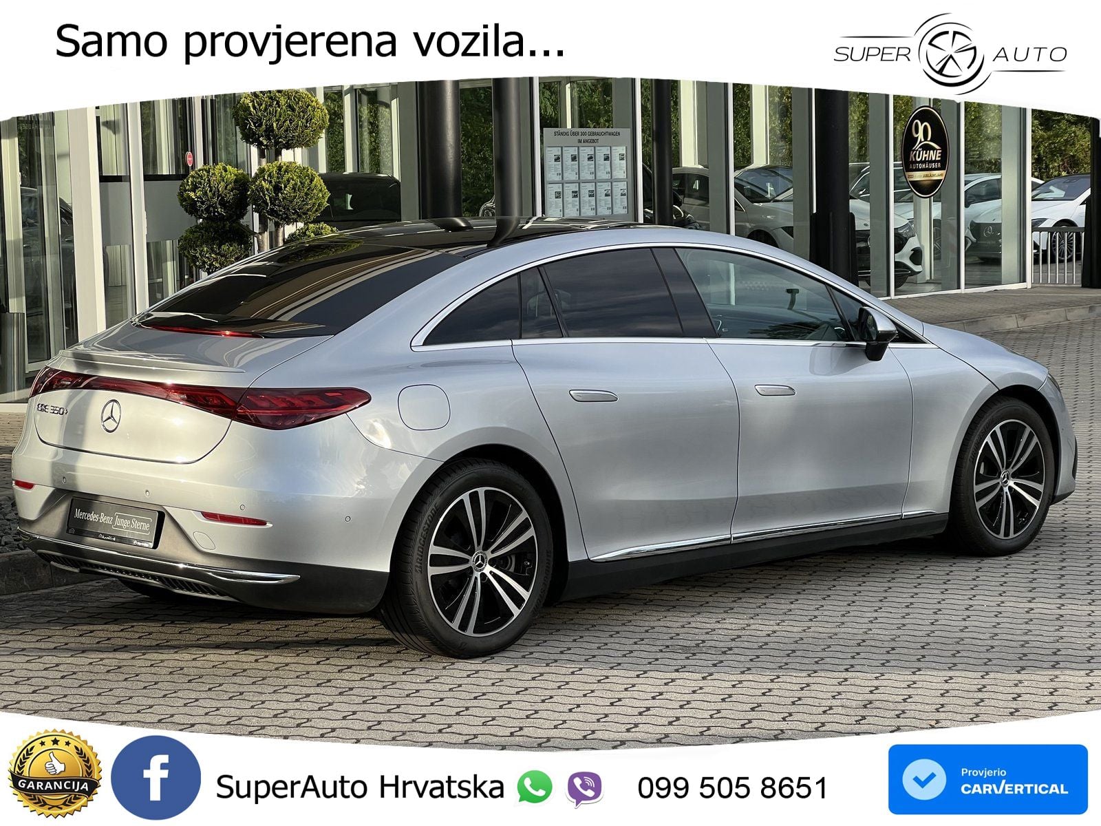 Mercedes EQE 350 98 kWh (292 KS) ACC+HEAD+GR SJED+360+PANO