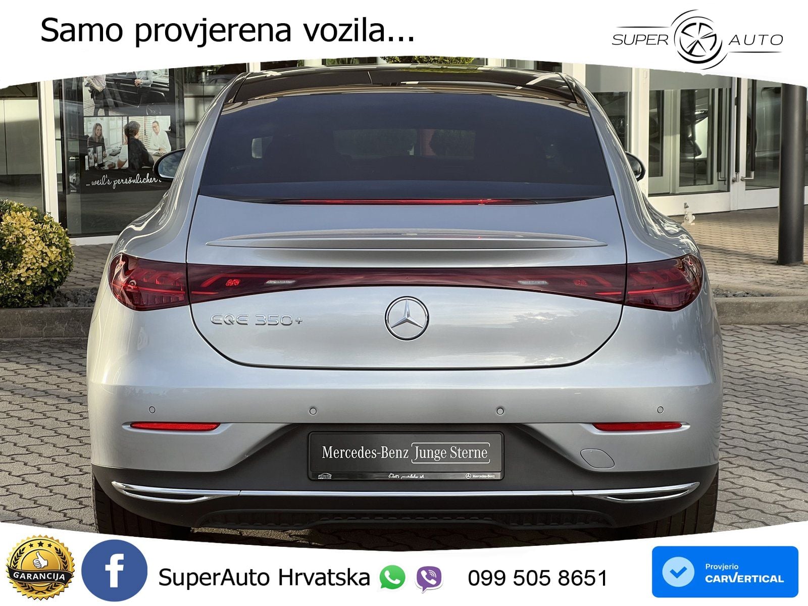 Mercedes EQE 350 98 kWh (292 KS) ACC+HEAD+GR SJED+360+PANO