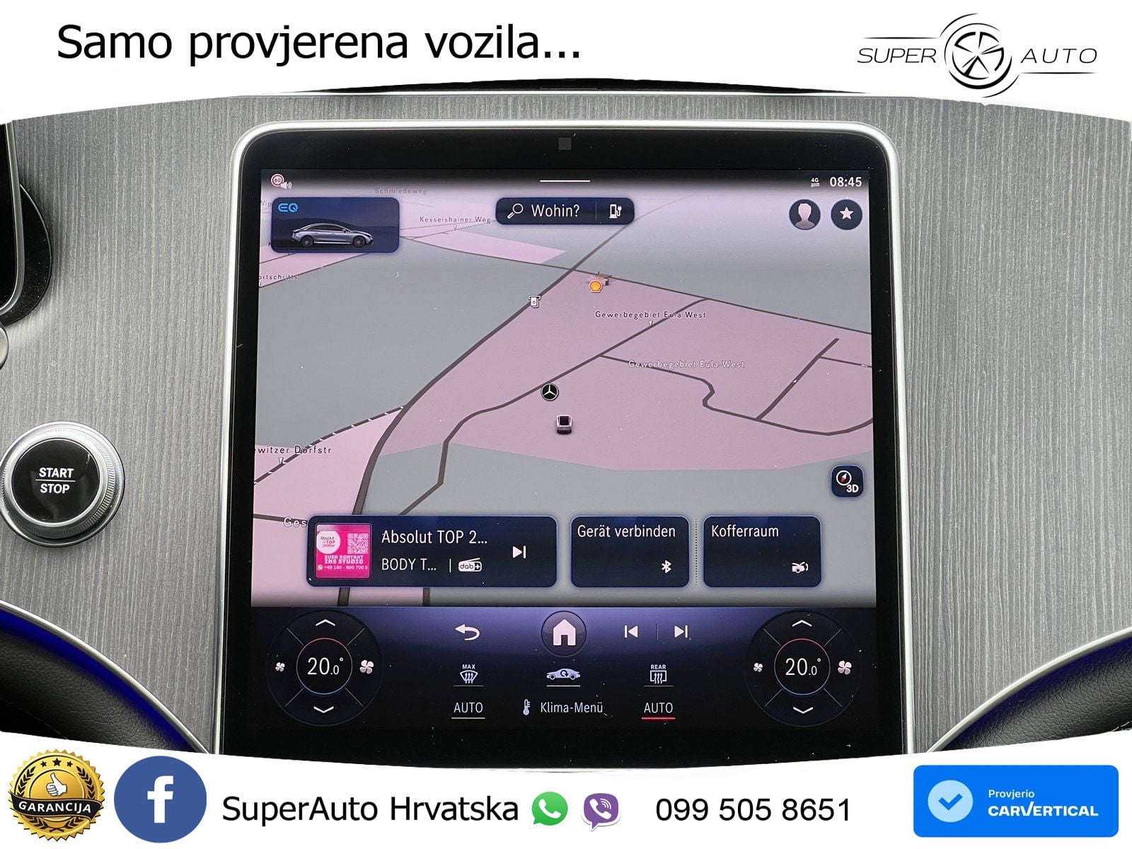 Mercedes EQE 350 98 kWh (292 KS) ACC+HEAD+GR SJED+360+PANO