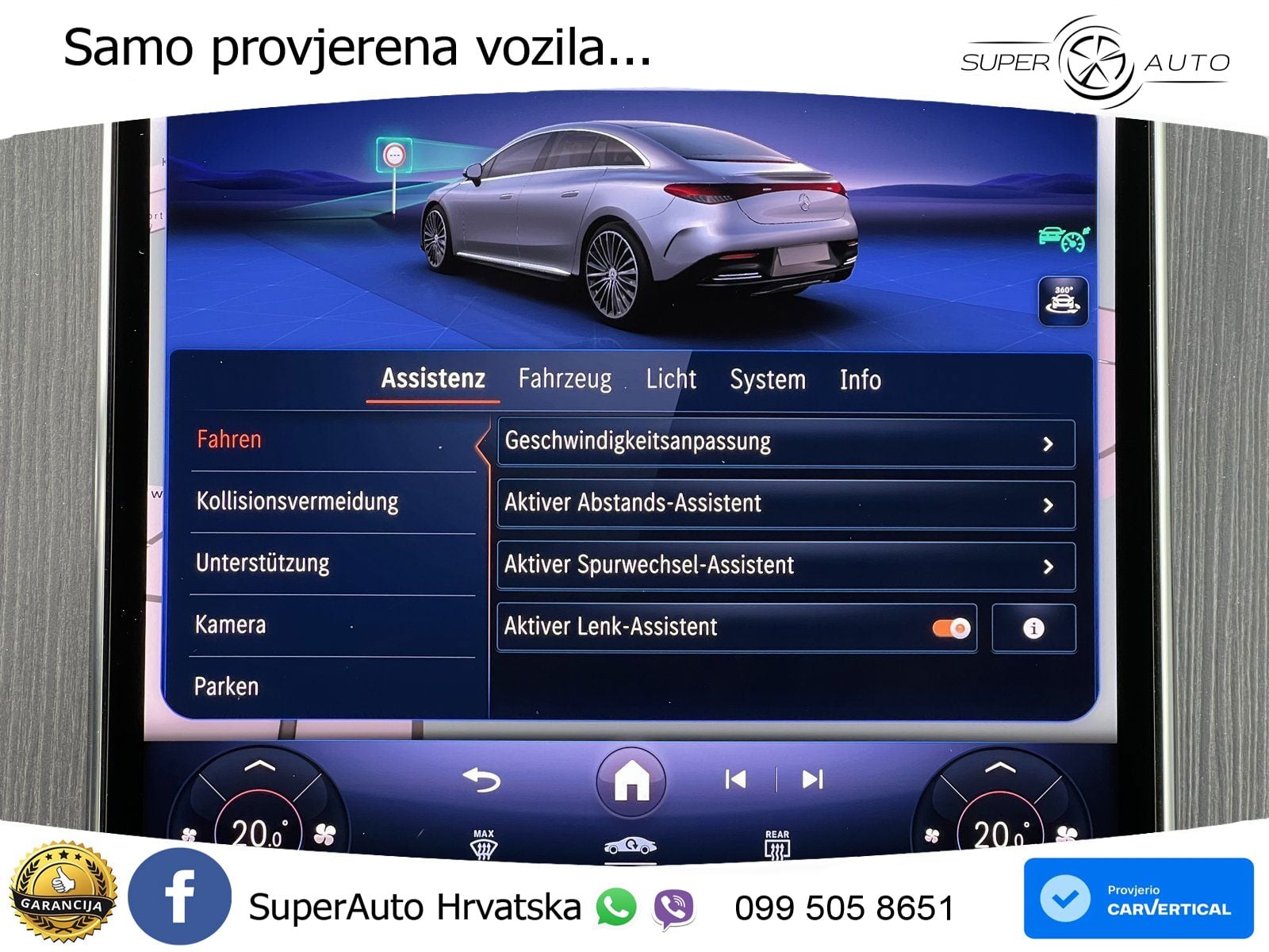 Mercedes EQE 350 98 kWh (292 KS) ACC+HEAD+GR SJED+360+PANO
