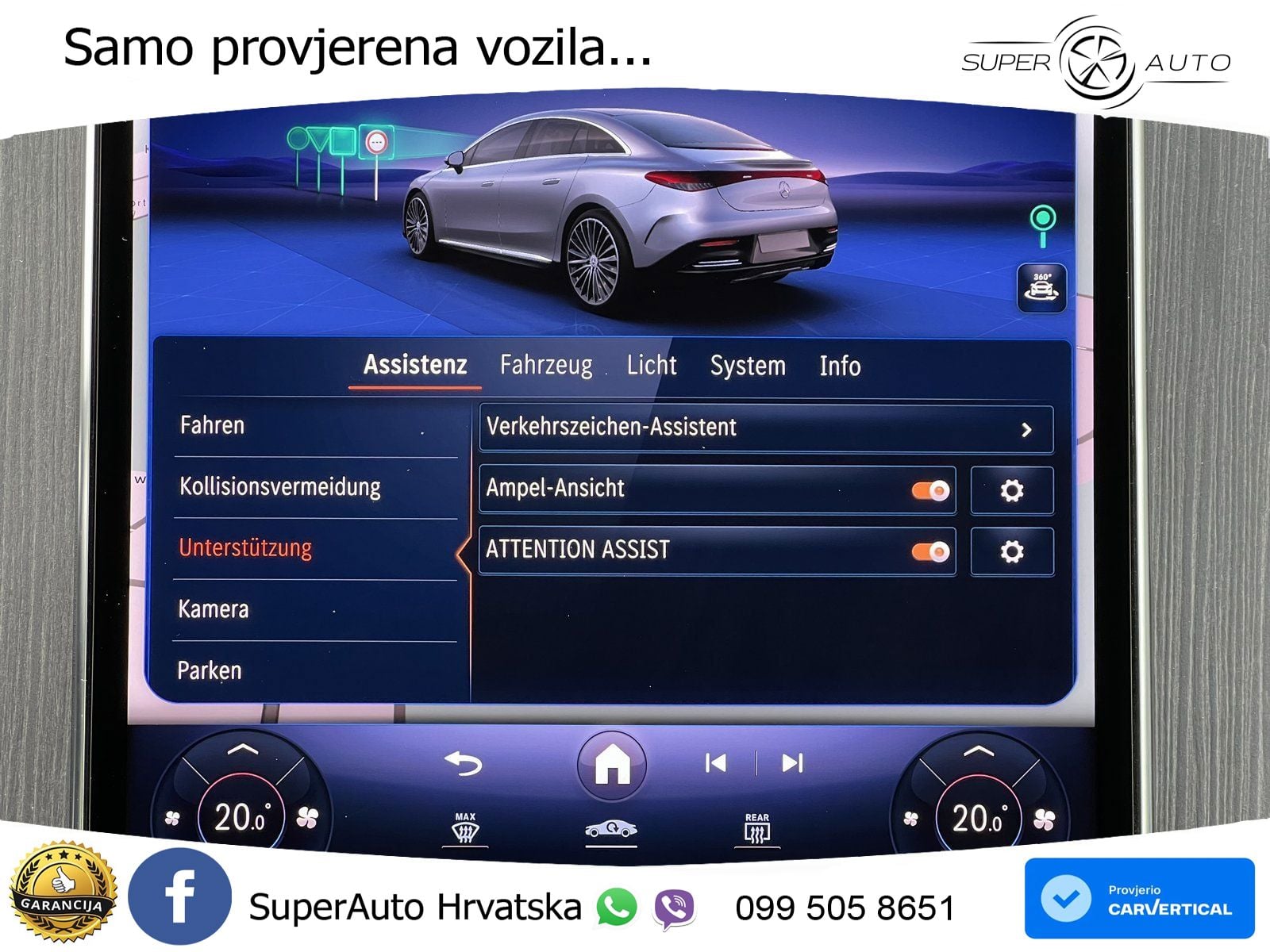 Mercedes EQE 350 98 kWh (292 KS) ACC+HEAD+GR SJED+360+PANO